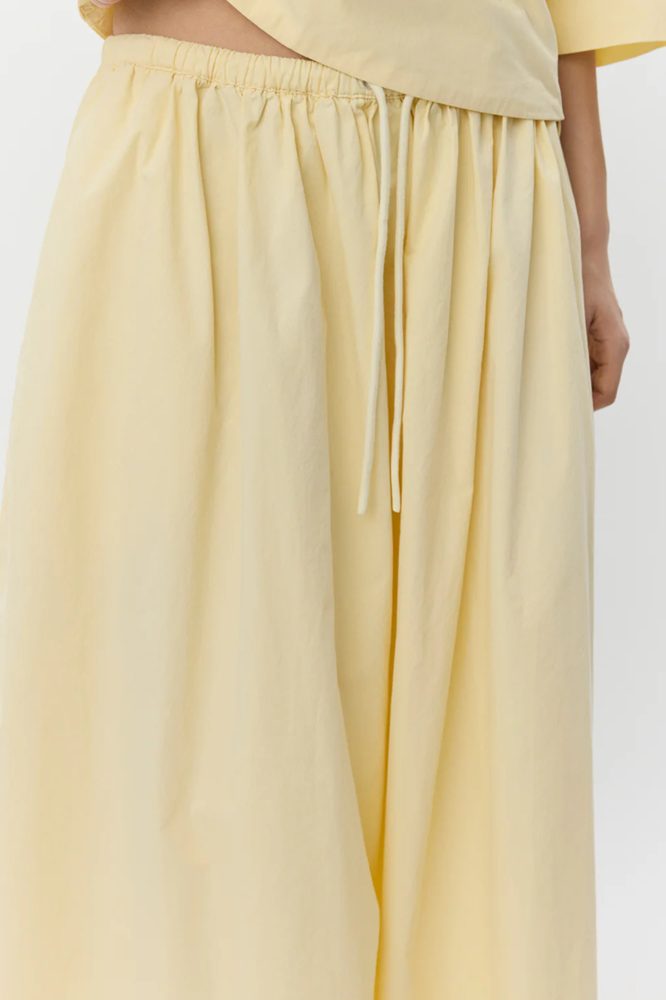 JUNEAU MIDI SKIRT - LIGHT YELLOW