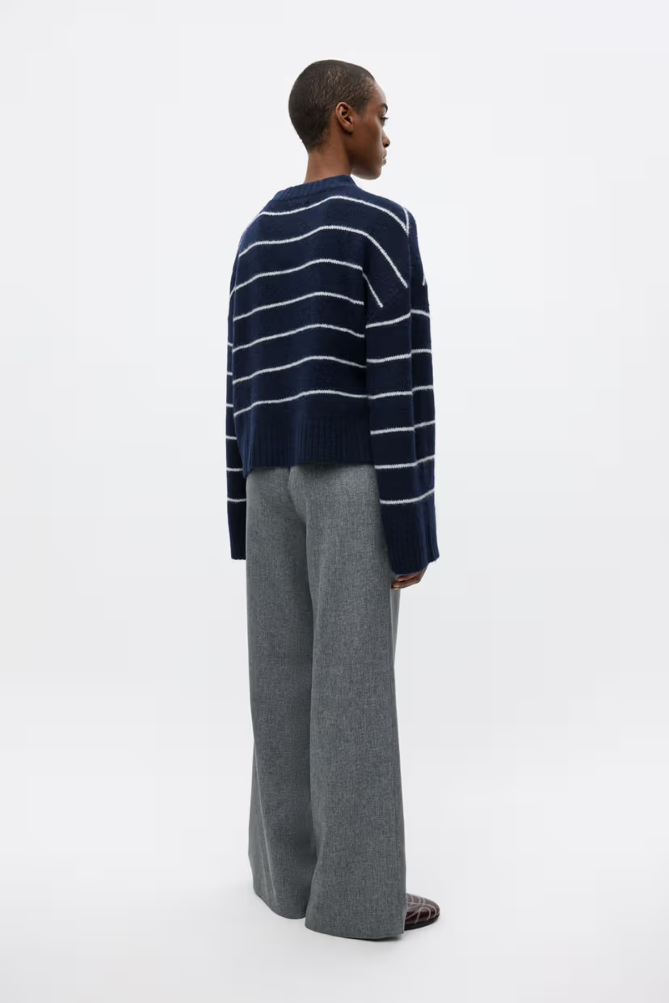NAPLES LS KNIT - NAVY