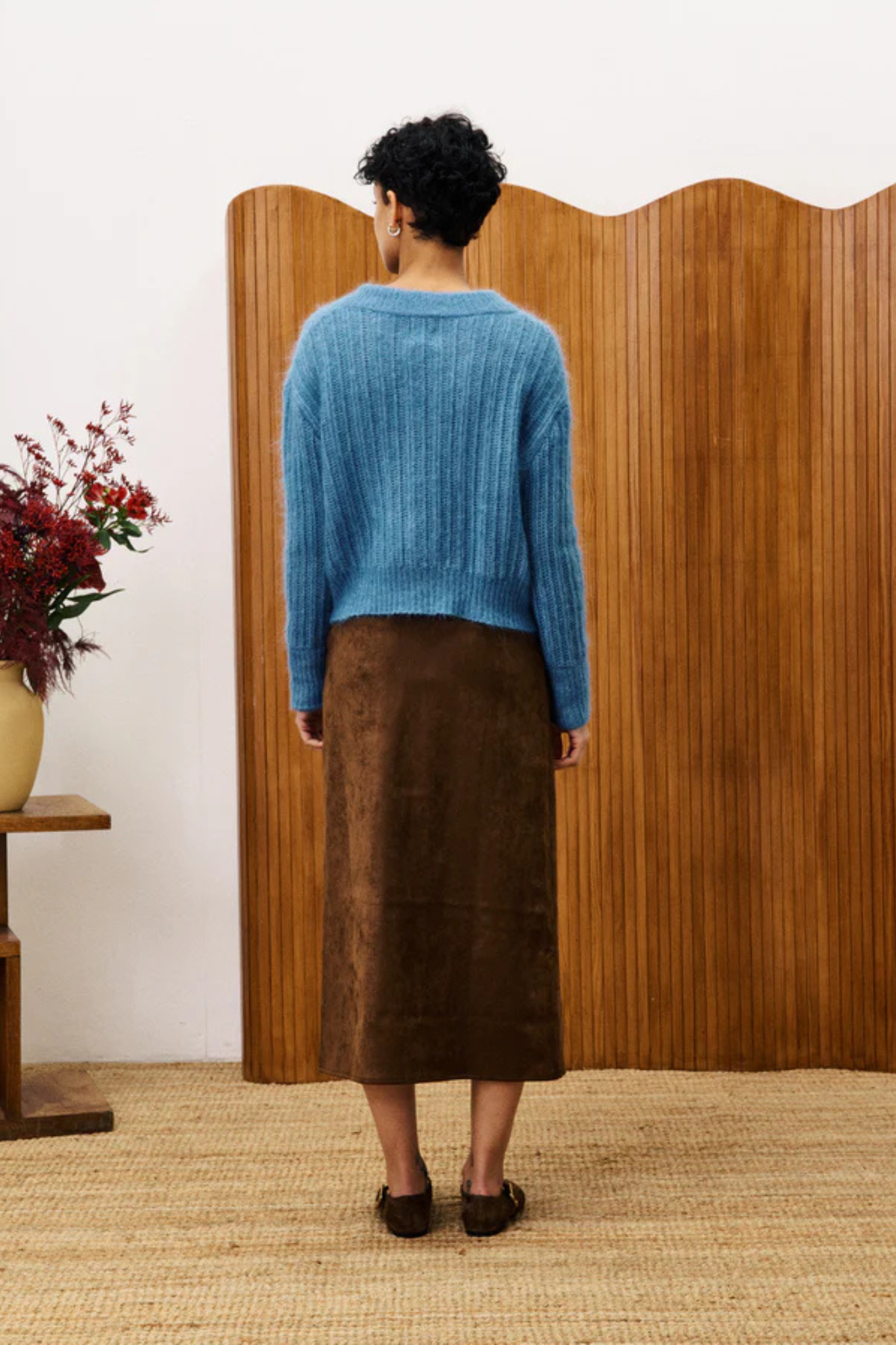 GLAIEUL SKIRT - ICE BROWN