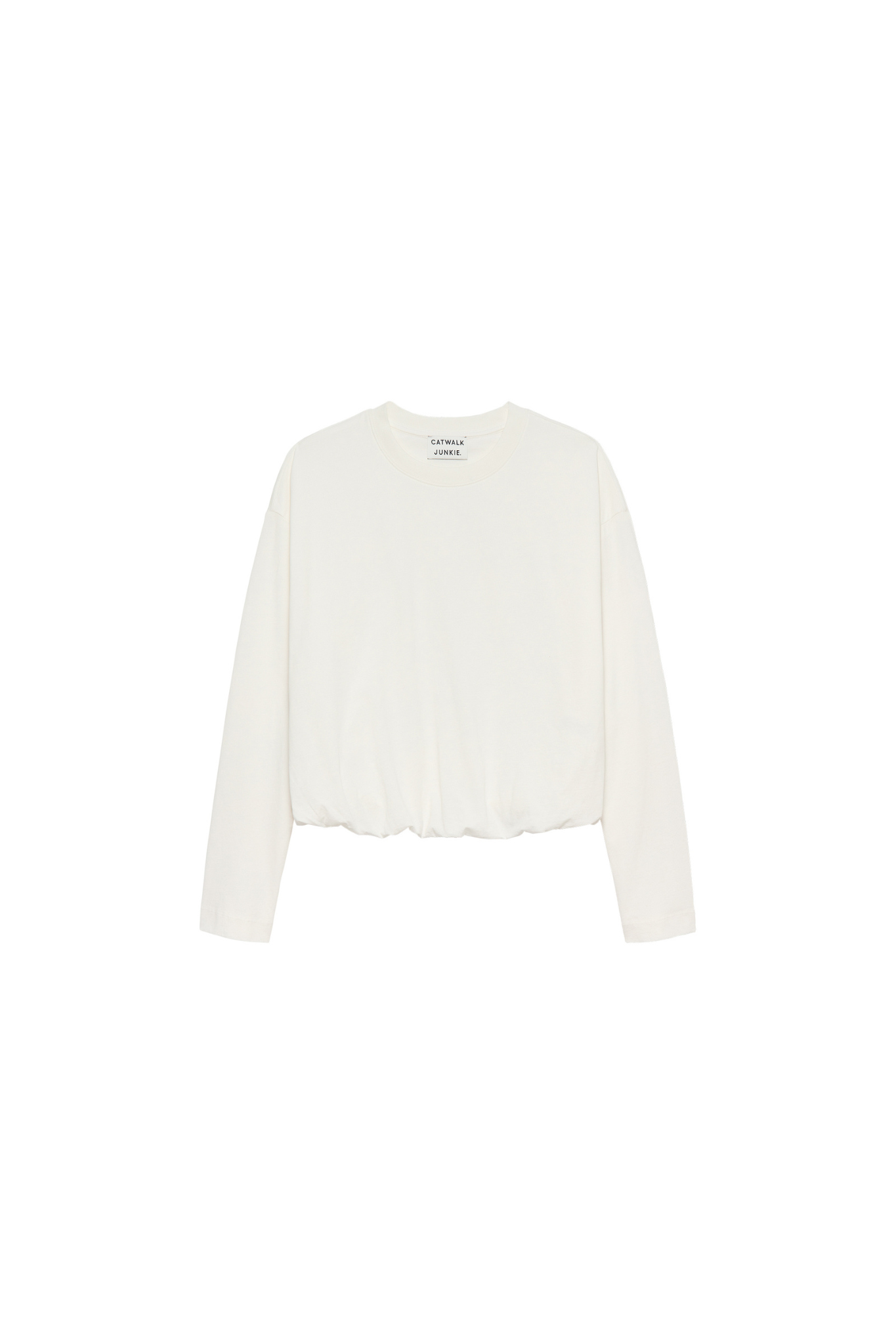 TUCK IN LONG SLEEVE T-SHIRT - OFF WHITE