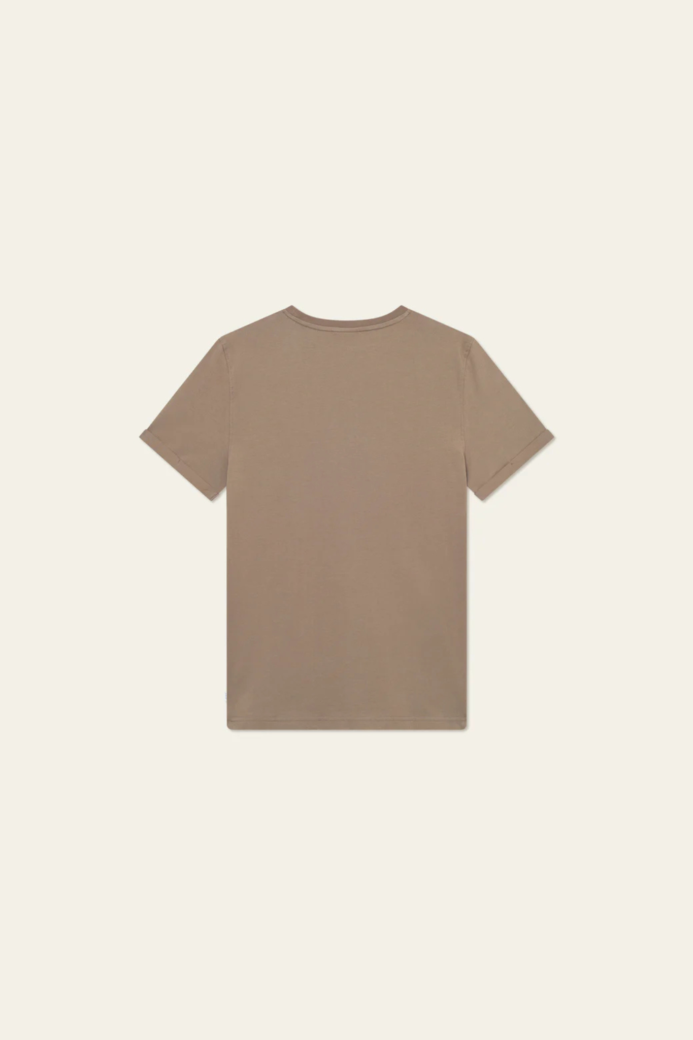 NORREGAARD CONTRAST T-SHIRT - TEAK BROWN