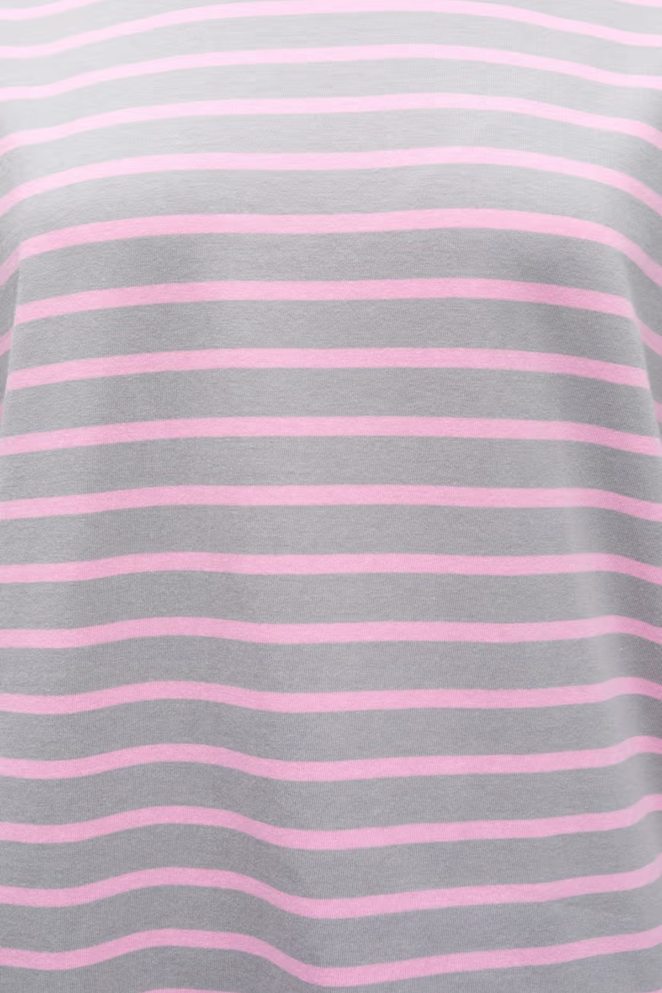 KULLA SS STRIPE T- SHIRT - BONBON GRAY STRIPE