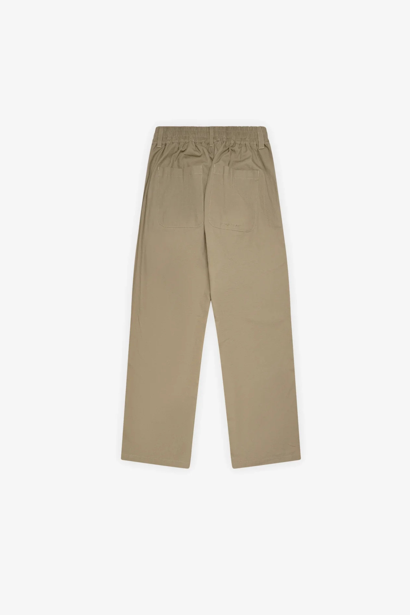 RIPSTOP TEXT LOGO PANTS - OLIVE GREEN