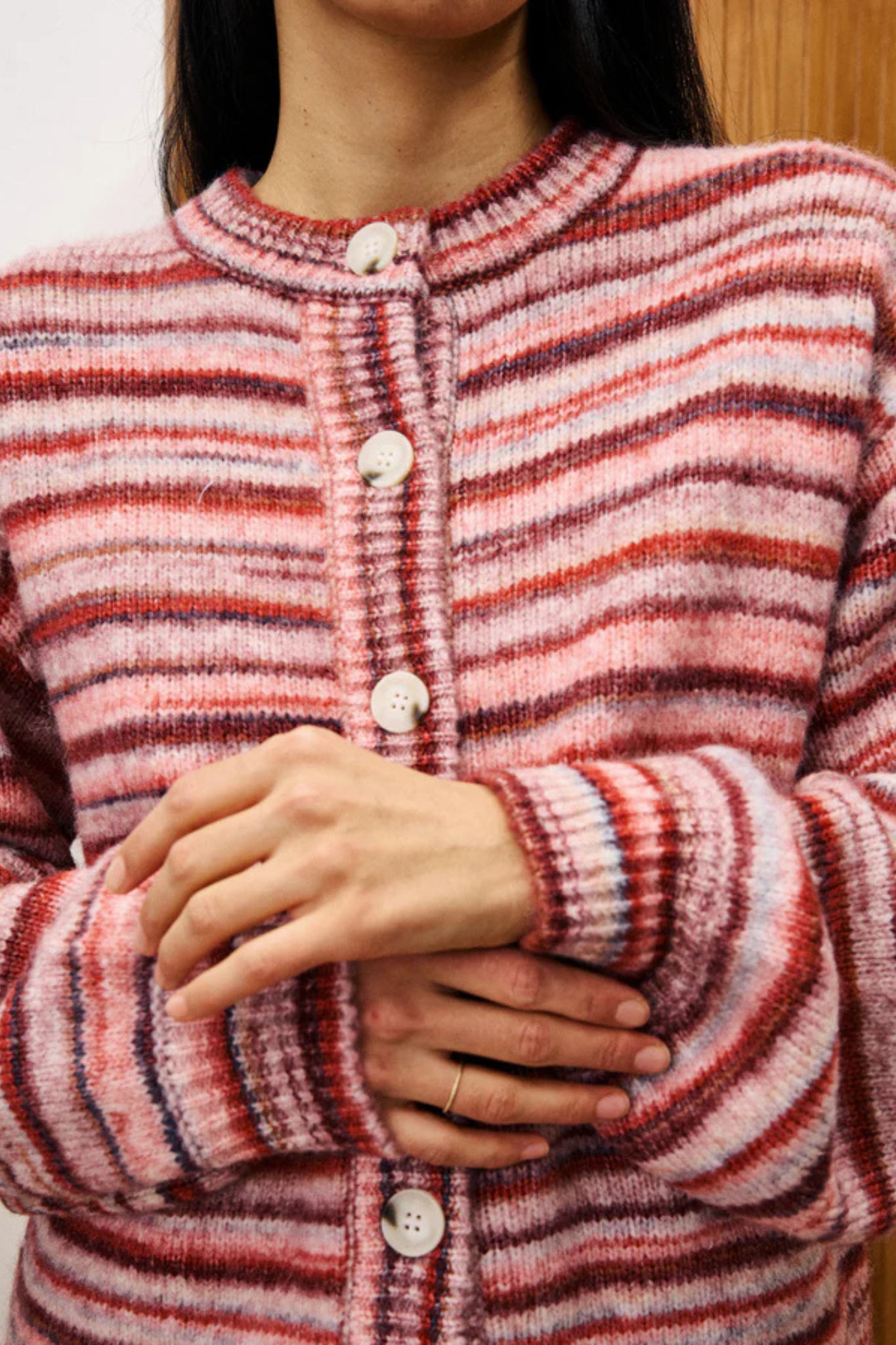 CHAUSIE CARDIGAN - BORDEAUX