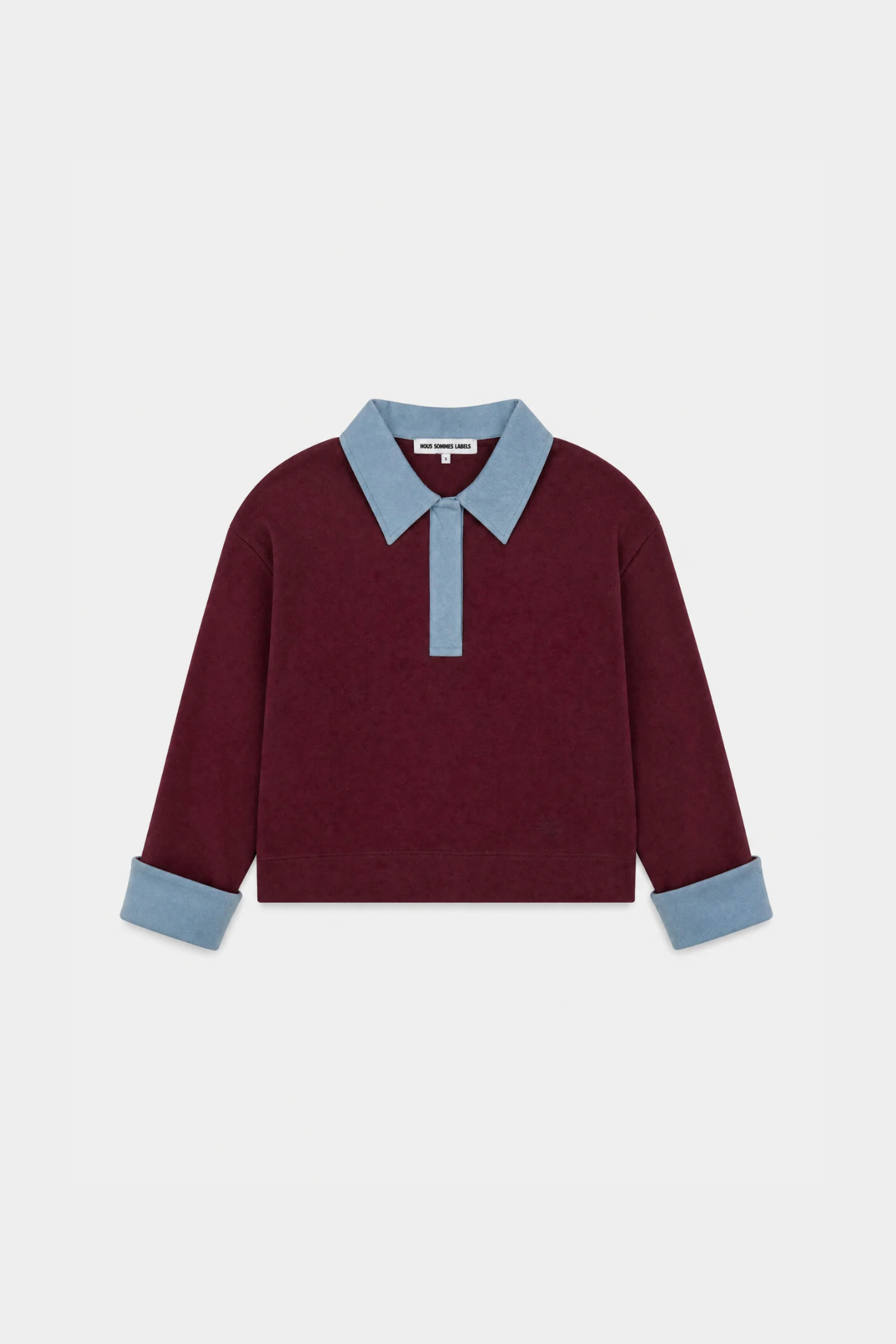 LUCILLA POLO SWEAT - PLUM