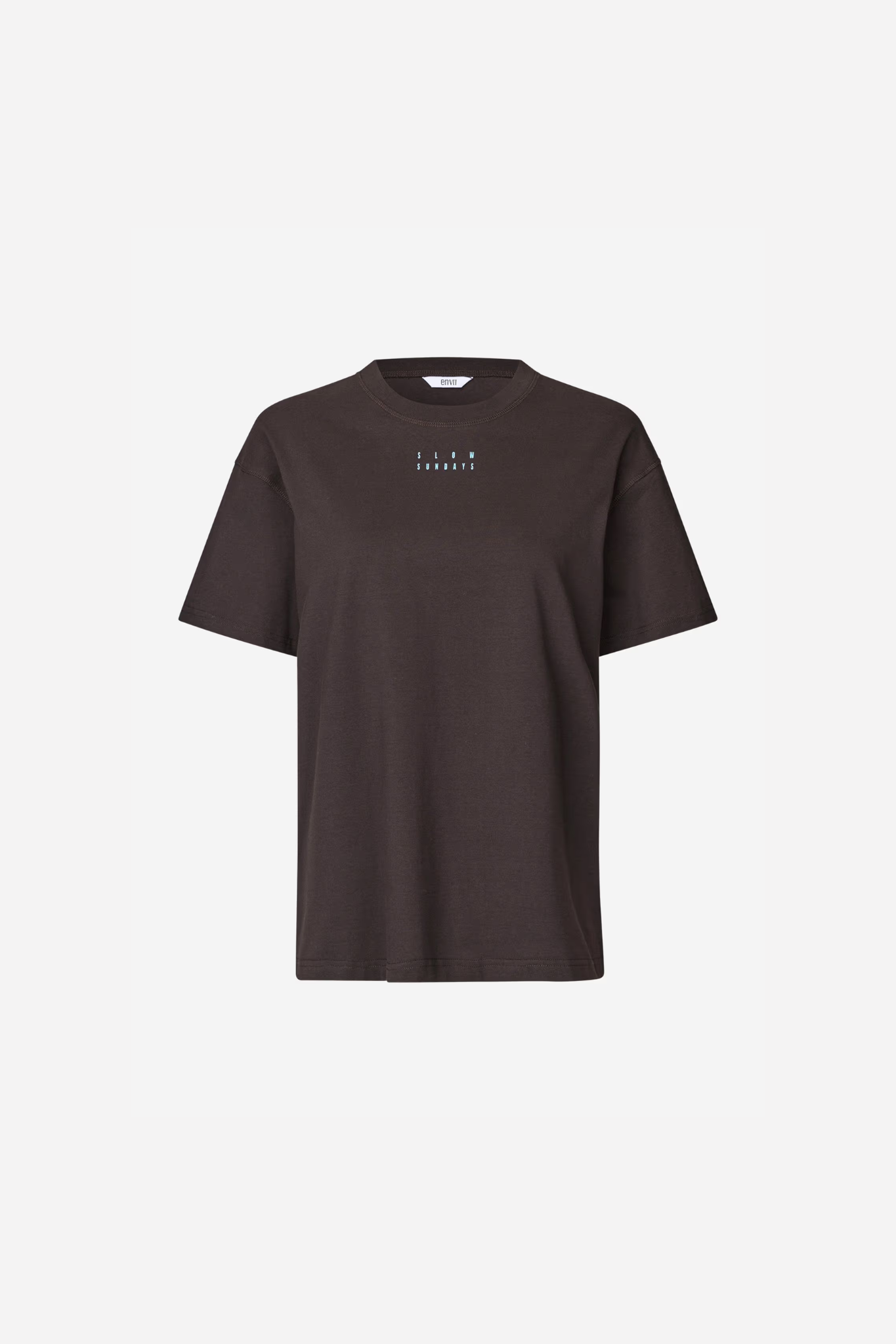 KULLA SS T-SHIRT - CHOCOLATE SUNDAY