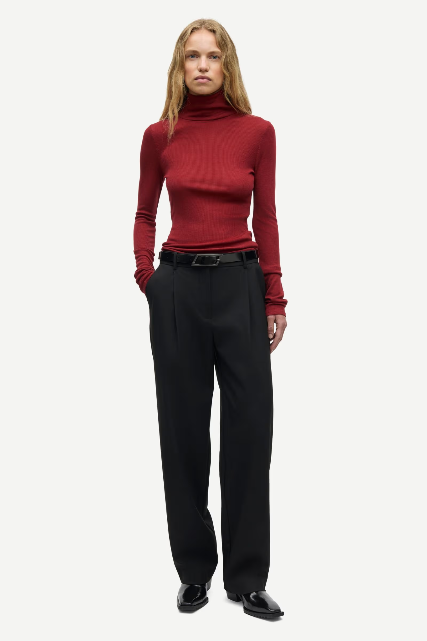 SONNET LS T-NECK - SUN DRIED TOMATO