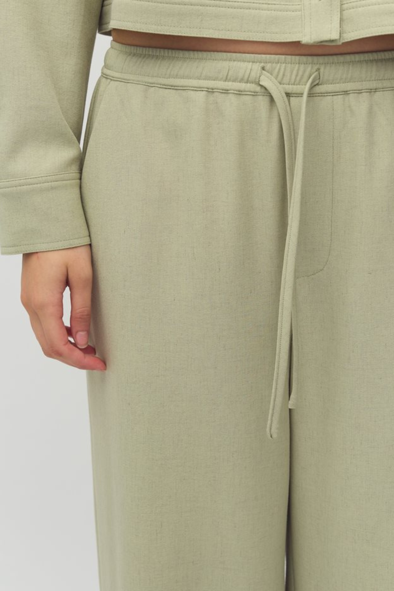 CHRISTOFF MORENNA PANTS - PISTACHIO GREEN MEL