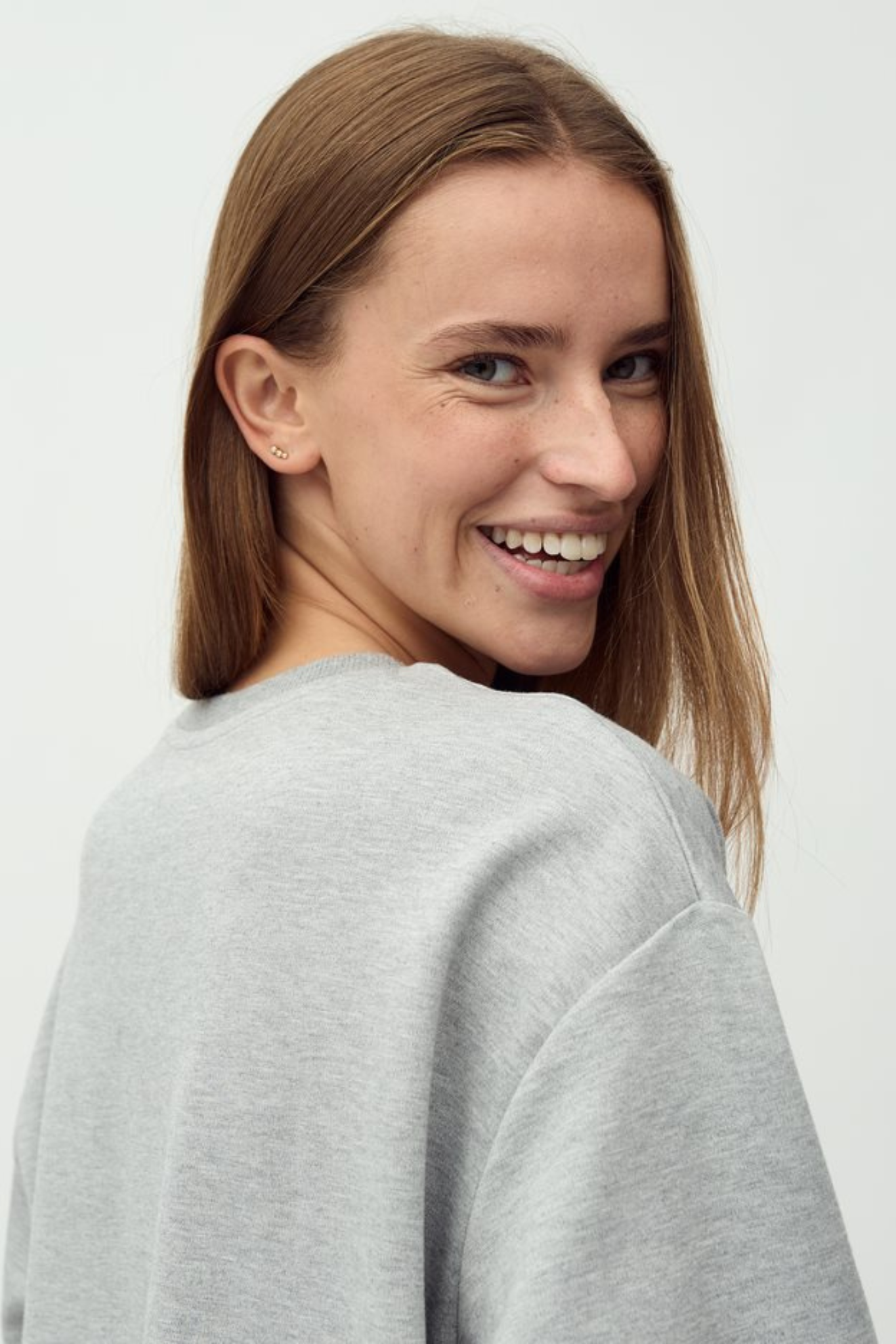 EMRYLIS BETSY T-SHIRT - LIGHT GREY MELANGE