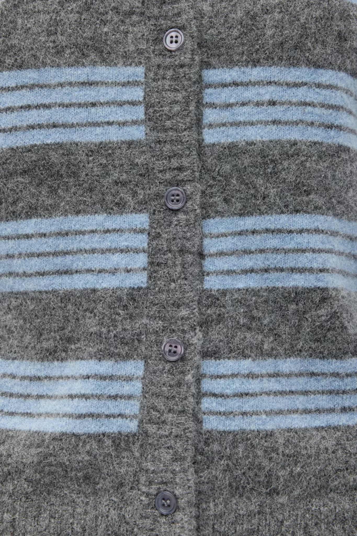 ADA LS CARDIGAN - FADED DENIM