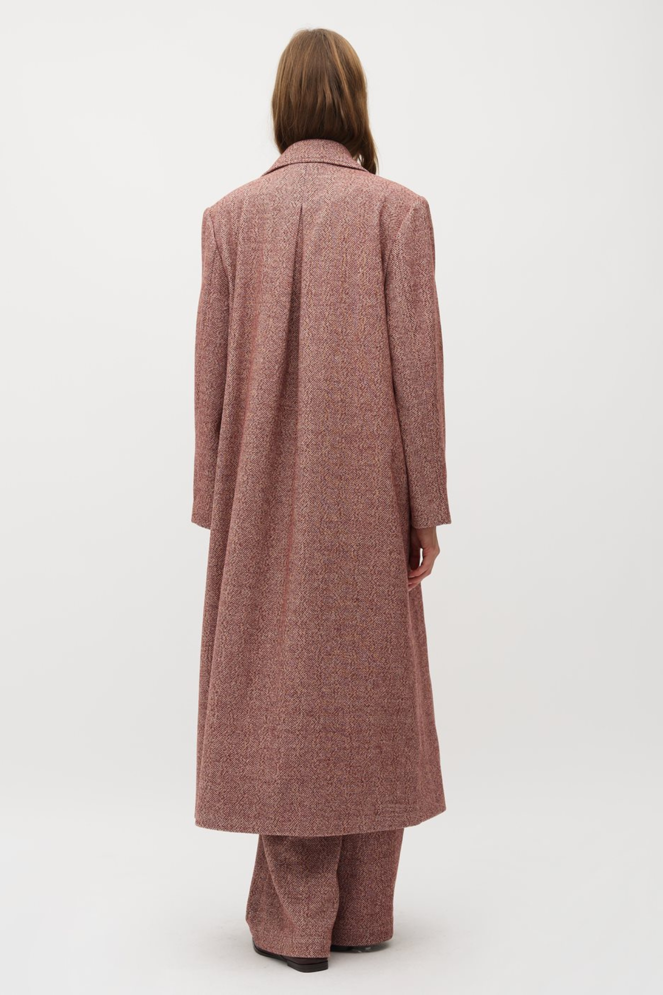 DYANI HAROLINE COAT - FIG MELANGE