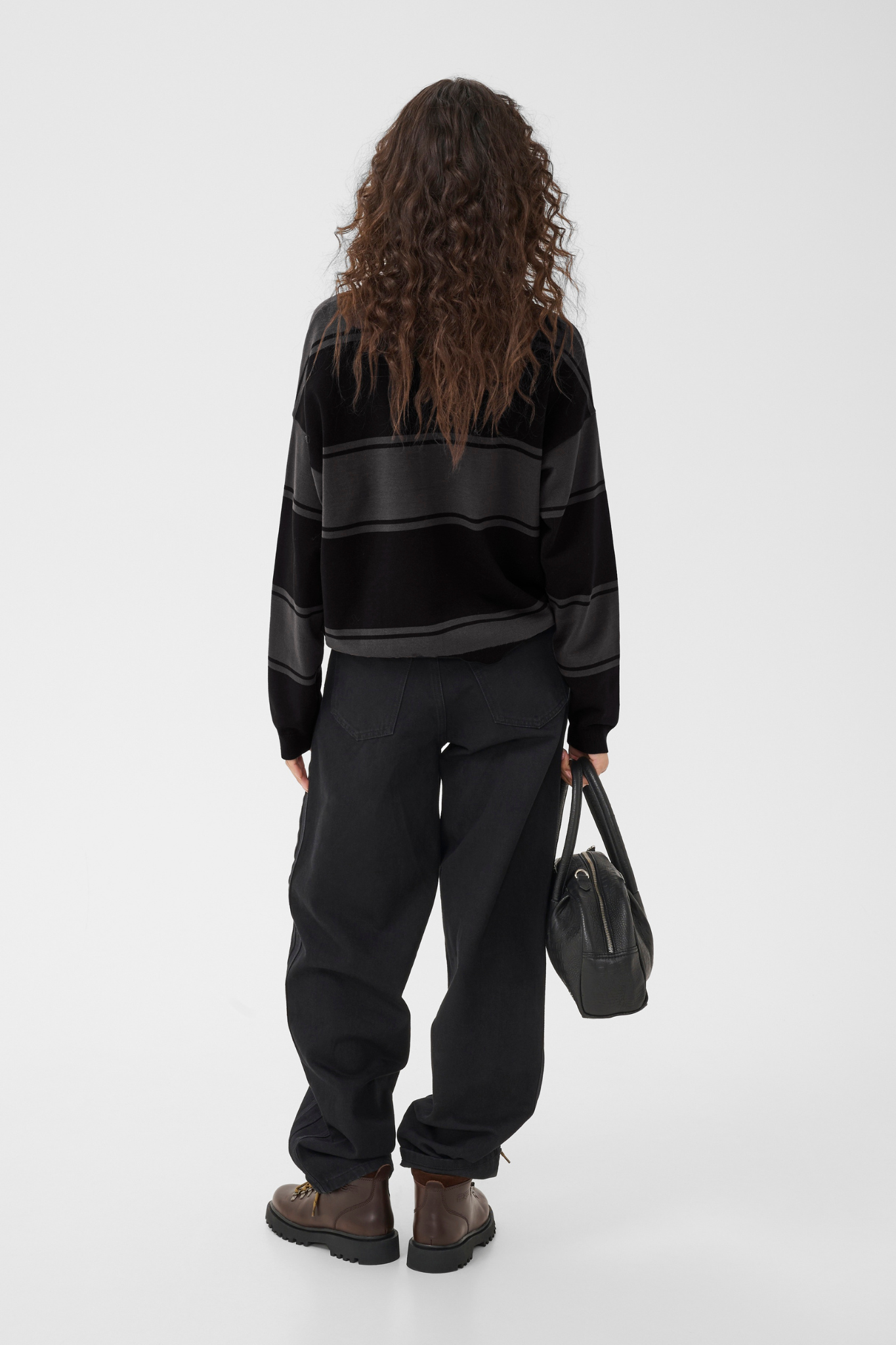 MAWI HW BALLON JEANS - BLACK WASHED