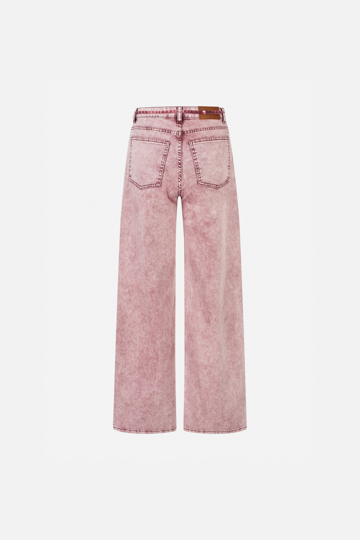 Baum Und Pferdgarten ninie jeans in washed pink. Back flatlay view