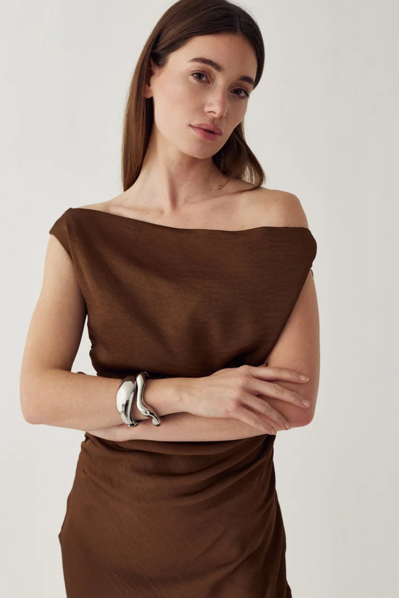 MIGNONETTE DRESS - TOFFEE