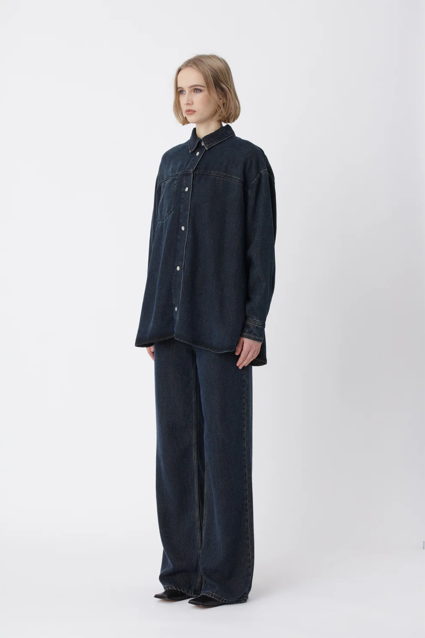 LORELLA SHIRT - WASHED BLACK