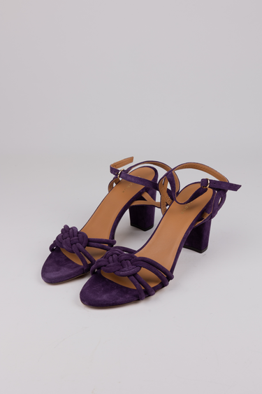 OU - RIVECOUR N°111 HEELS - SUEDE PARME