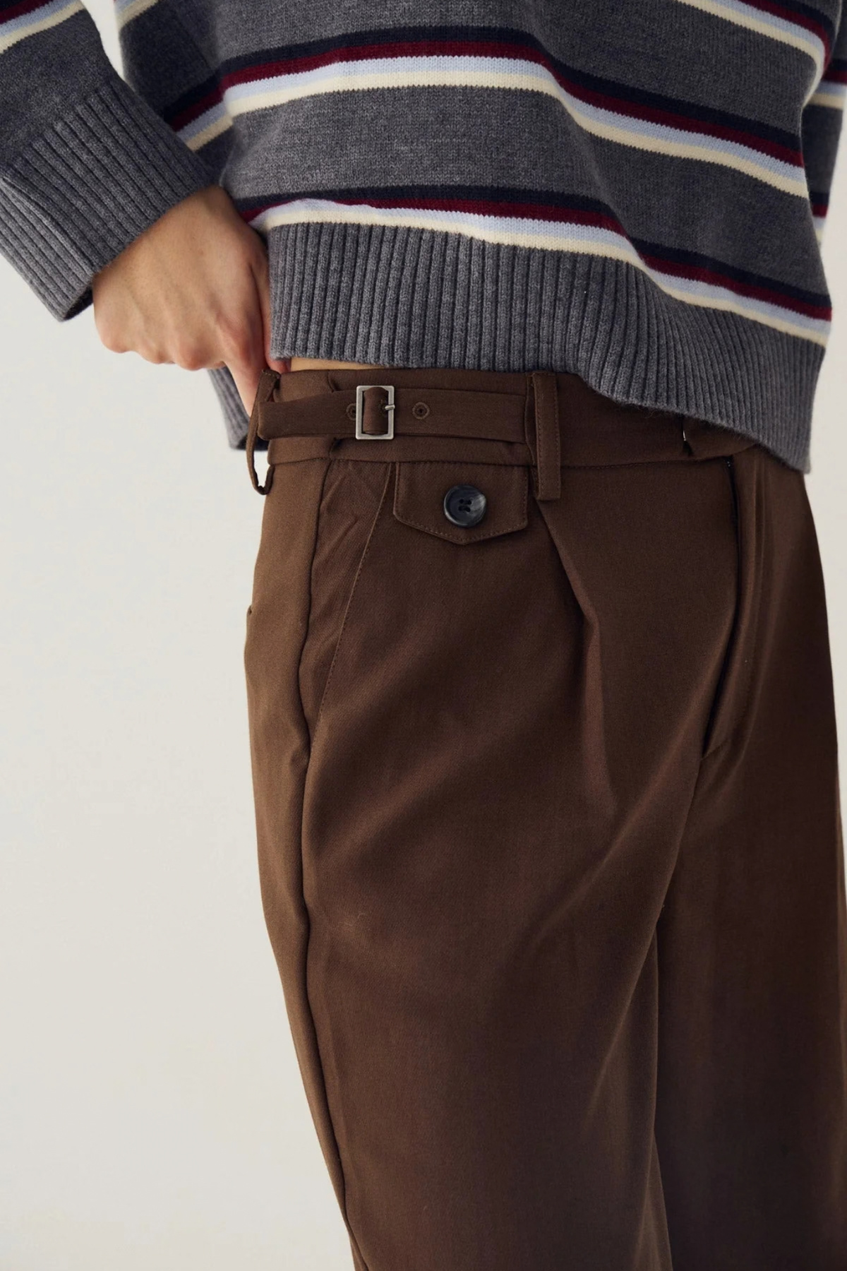 MAVIE PANTS - CHOCOLATE