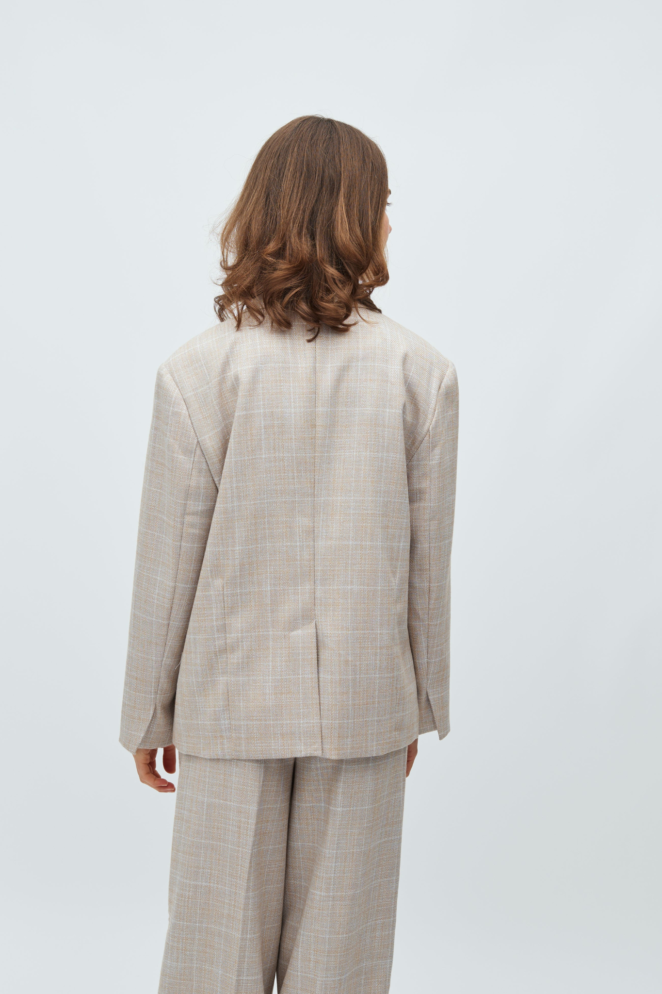 HOWLA LASLO BLAZER - BEIGE CHECK