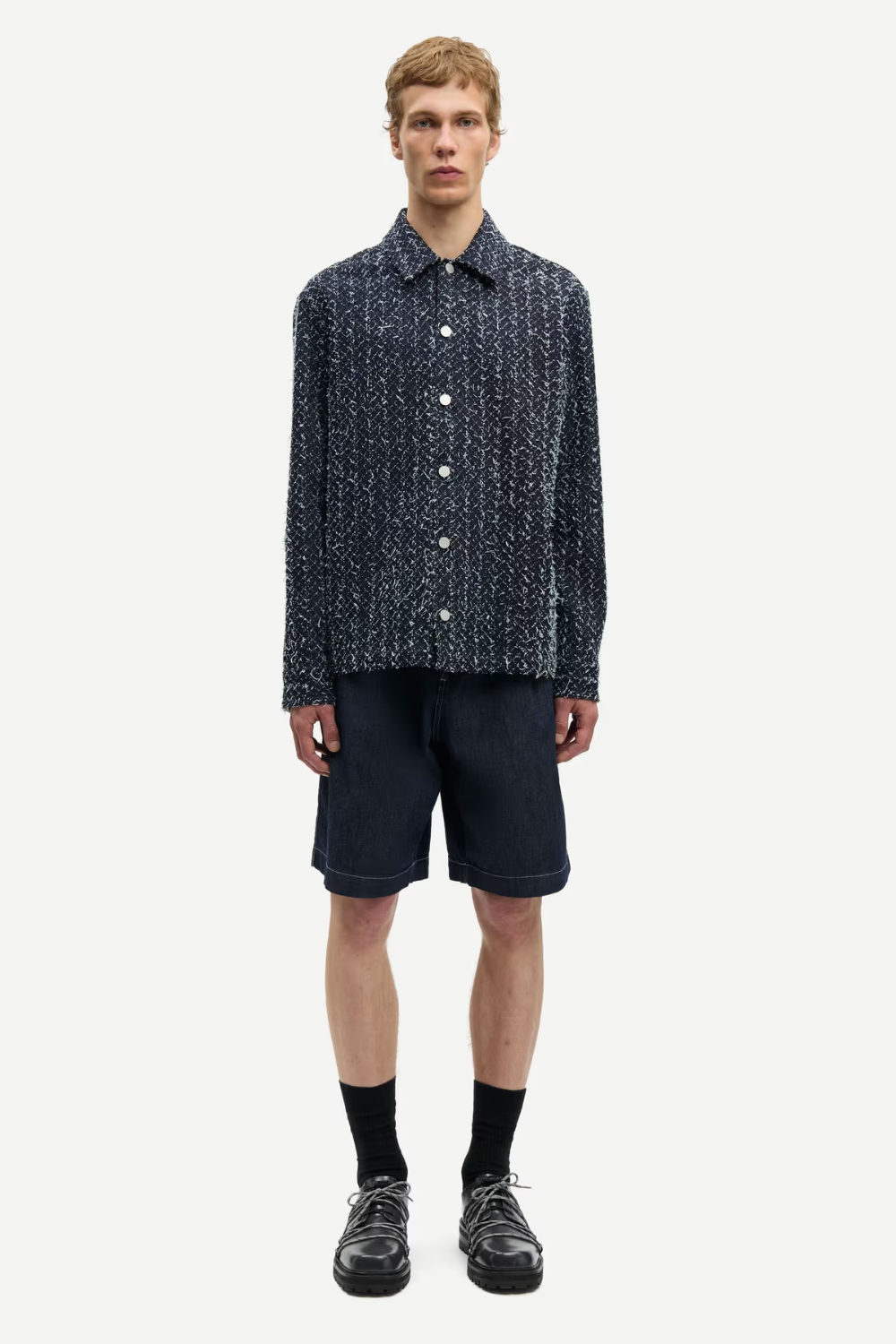 SACASTOR X OVERSHIRT - INDIGO FLOSS