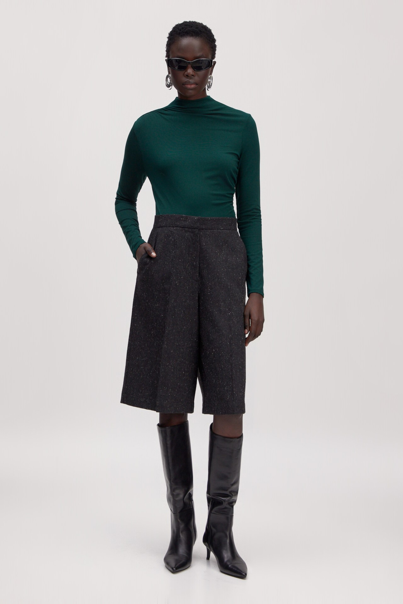 FAYE LONGSLEEVE TOP - PINE GROVE