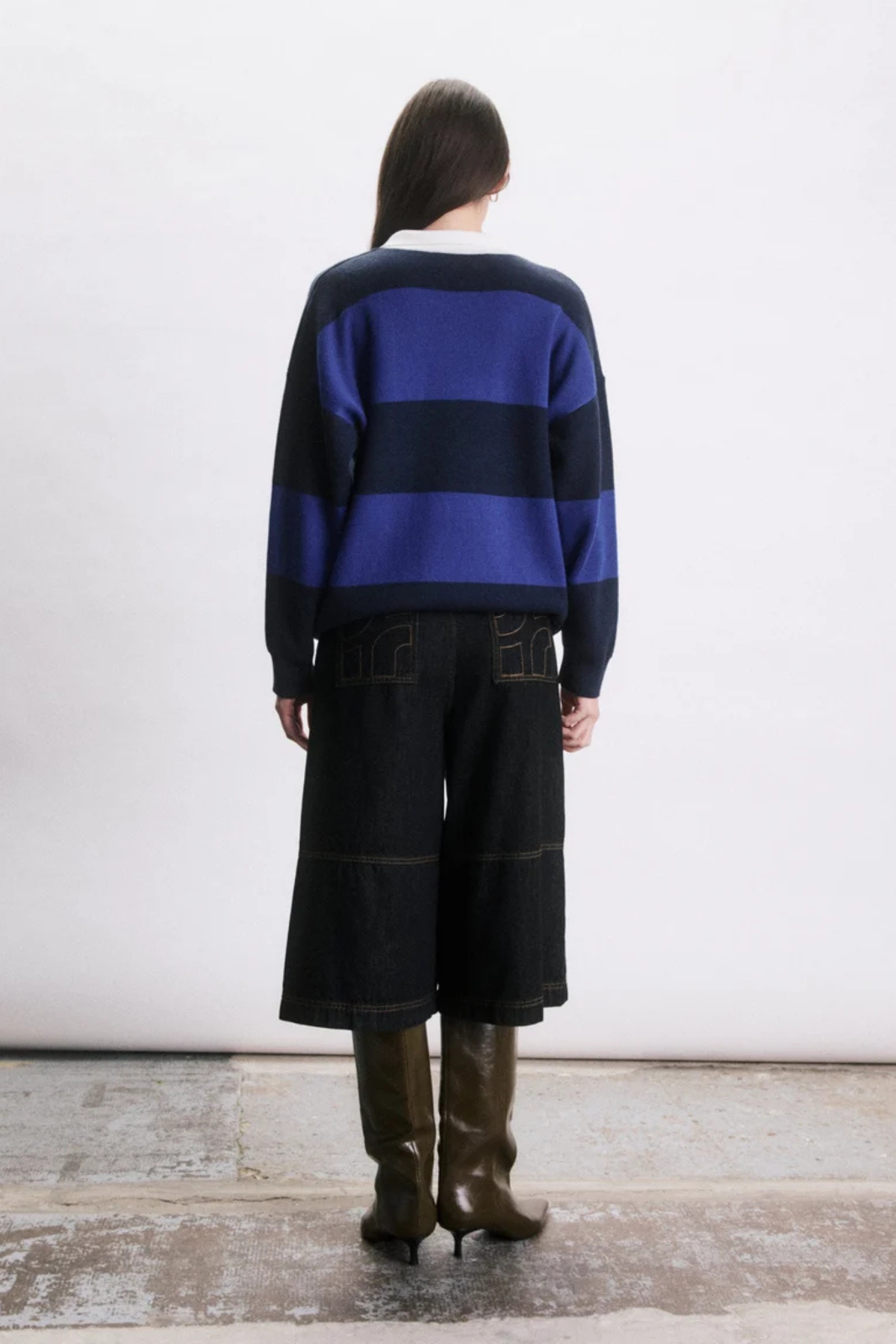 MORGAN SWEATER - NAVY BLUE