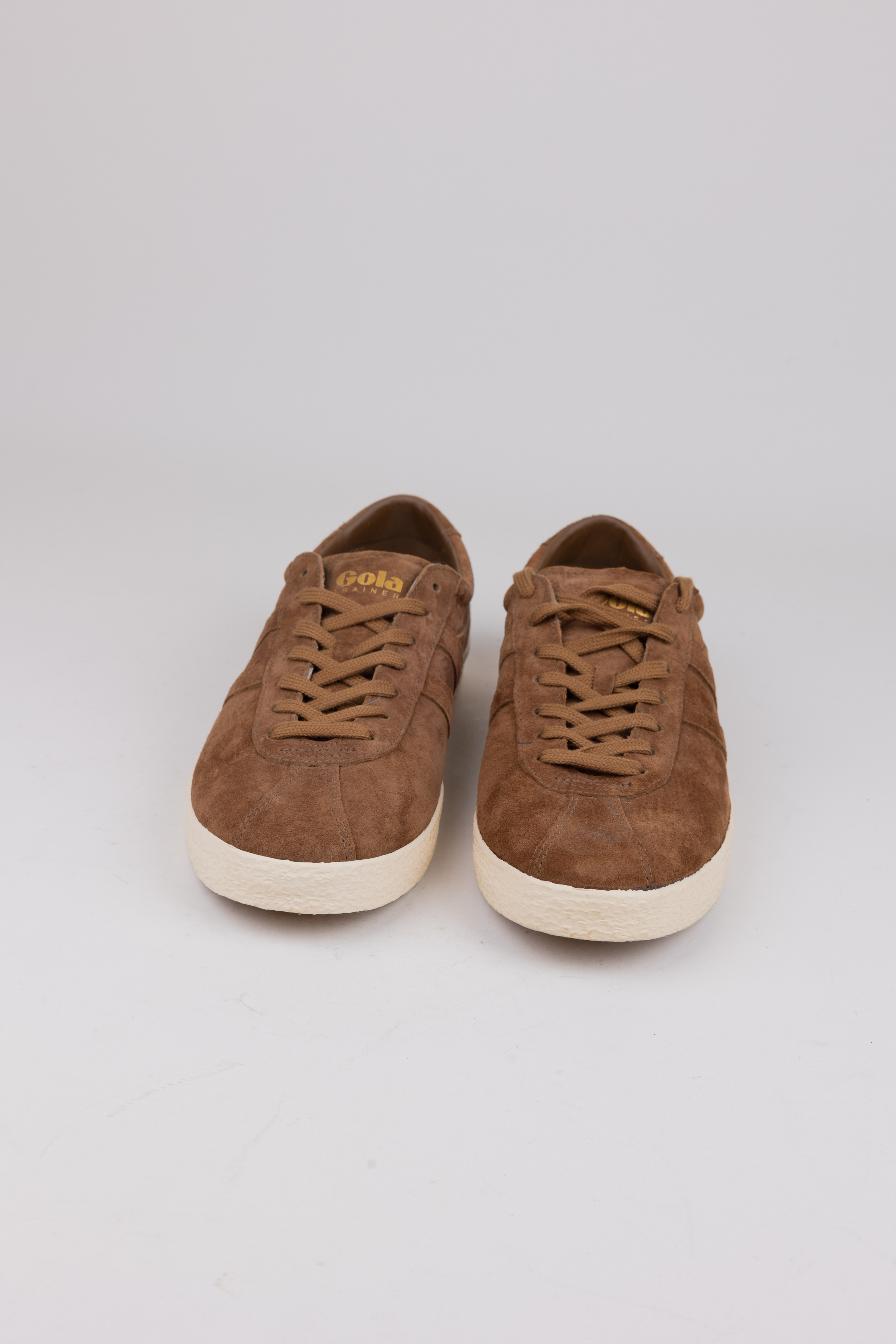 OU - CMA558FW - TRAINER SUEDE SNEAKERS TOBACCO/OFF WHITE