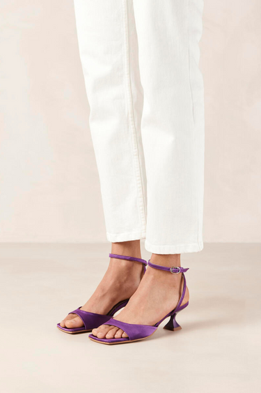 SKYE SILKY SANDALS - PURPLE