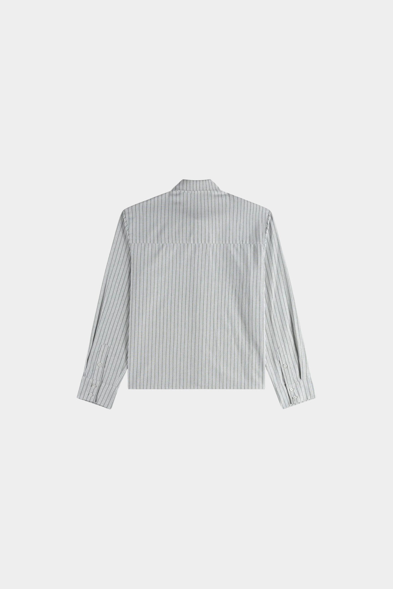 STRIPE SCRIPT LS SHIRT - GREEN STRIPE
