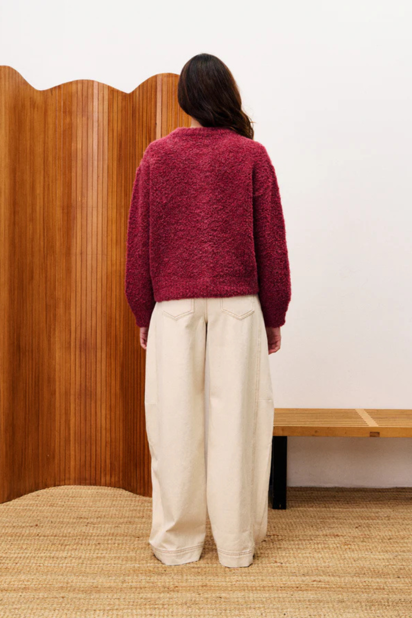 SELKIRK CARDIGAN - BORDEAUX