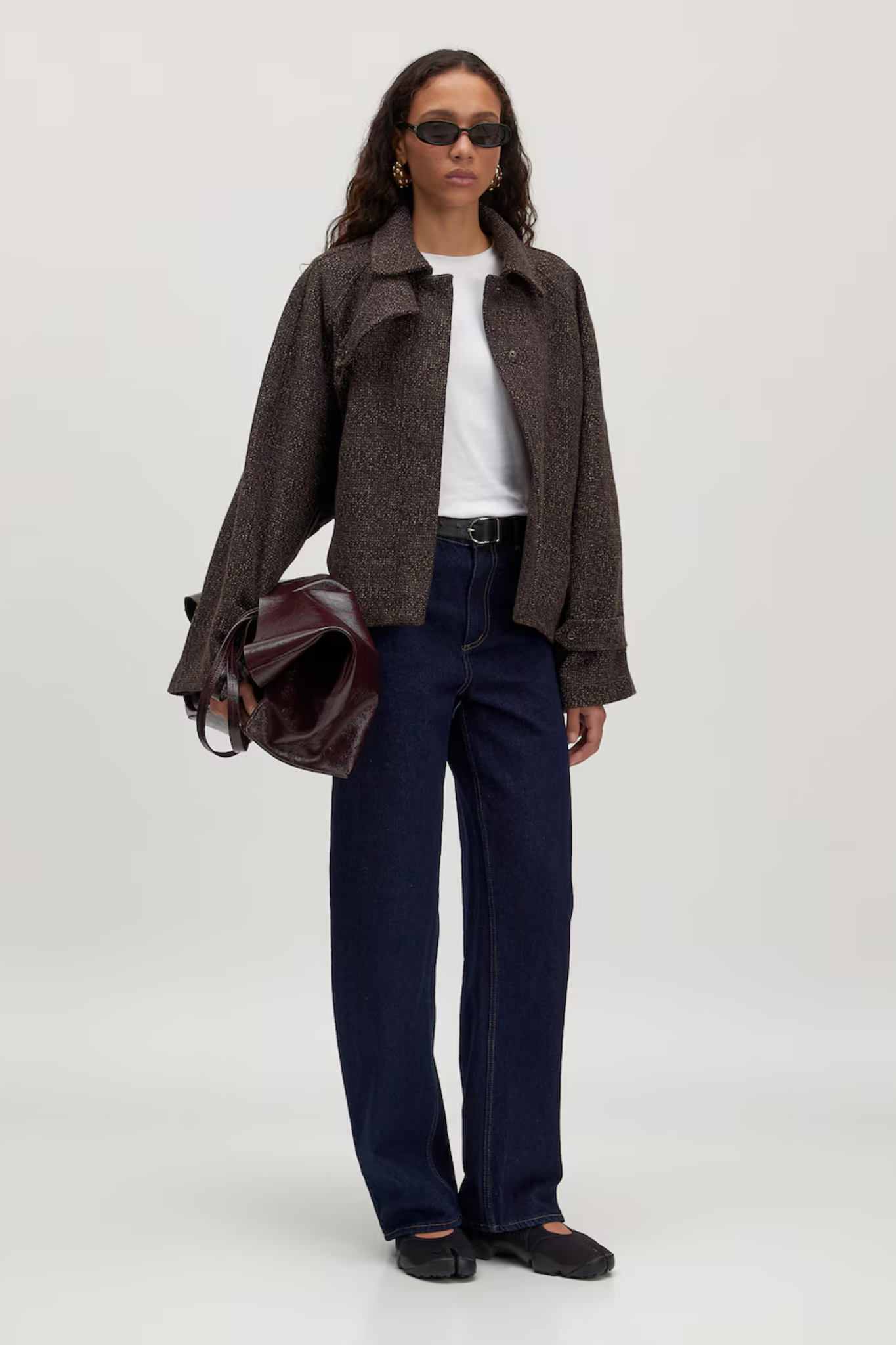 DARLIN WOOL JACKET - BROWN