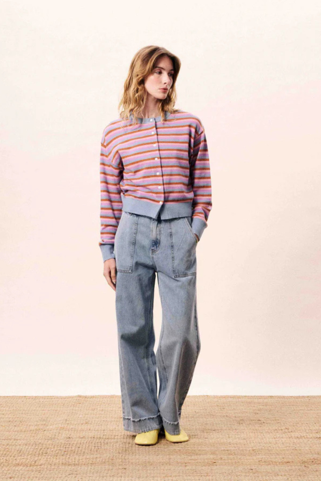 ADRIA CARDIGAN - LIGHT BLUE