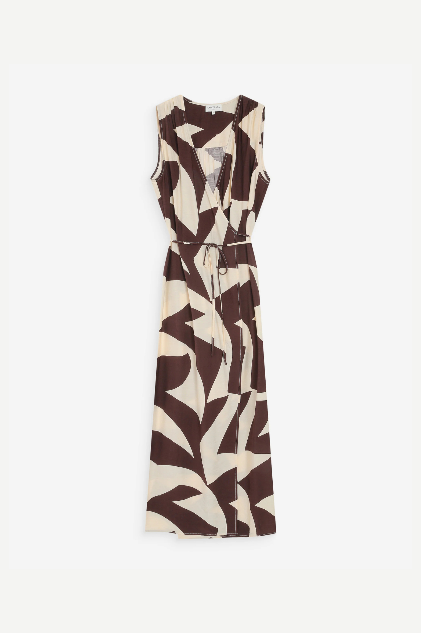 VELLINE DRESS - CHOCOLAT