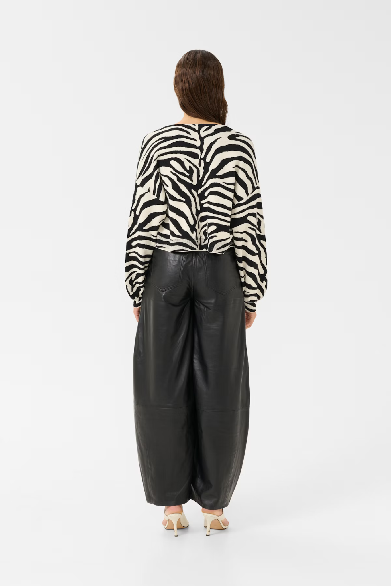 ZEBBA CARDIGAN - BLACK/BIRCH TIGER