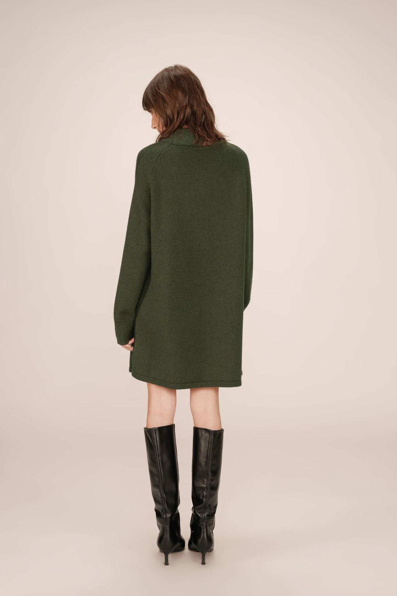 SANDRINE DRESS - KHAKI