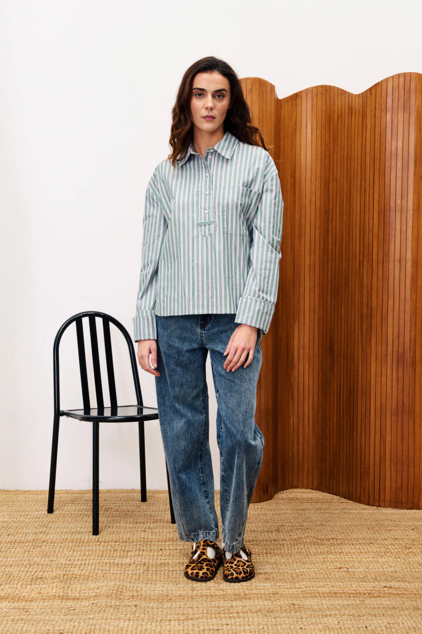 POTHOS SHIRT - MOSS GREEN
