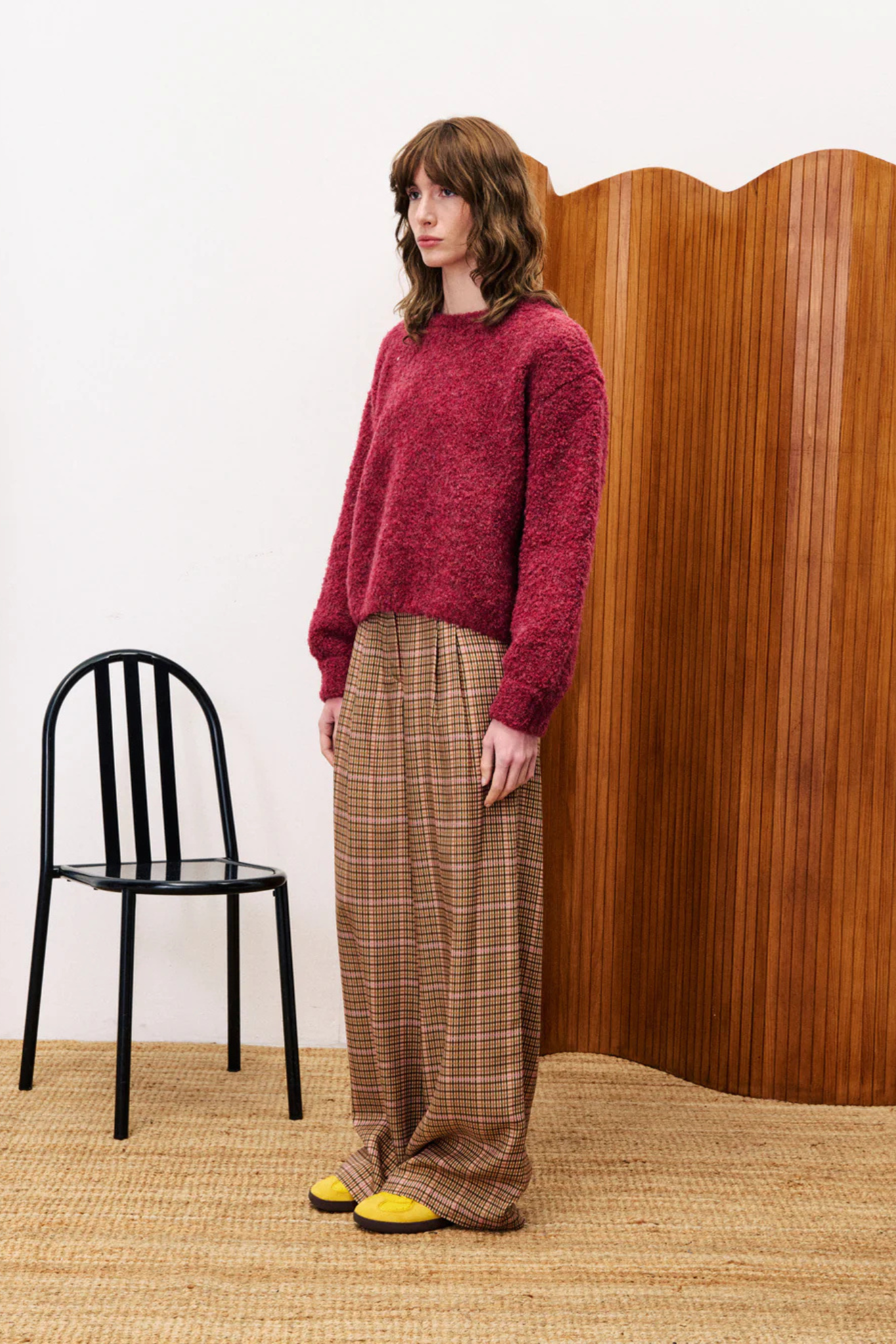 CAMELIA PULLOVER - BORDEAUX