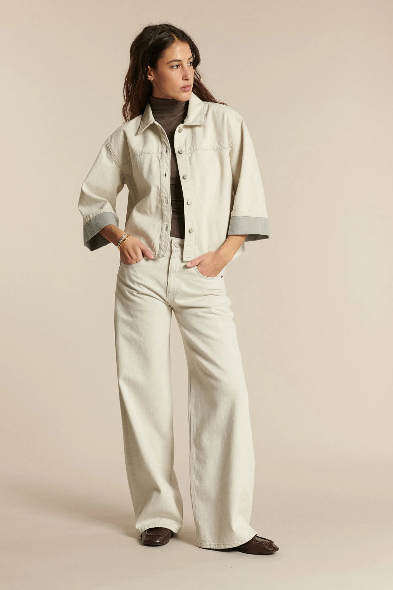 BELEM VEST - UNDYED GRANIT