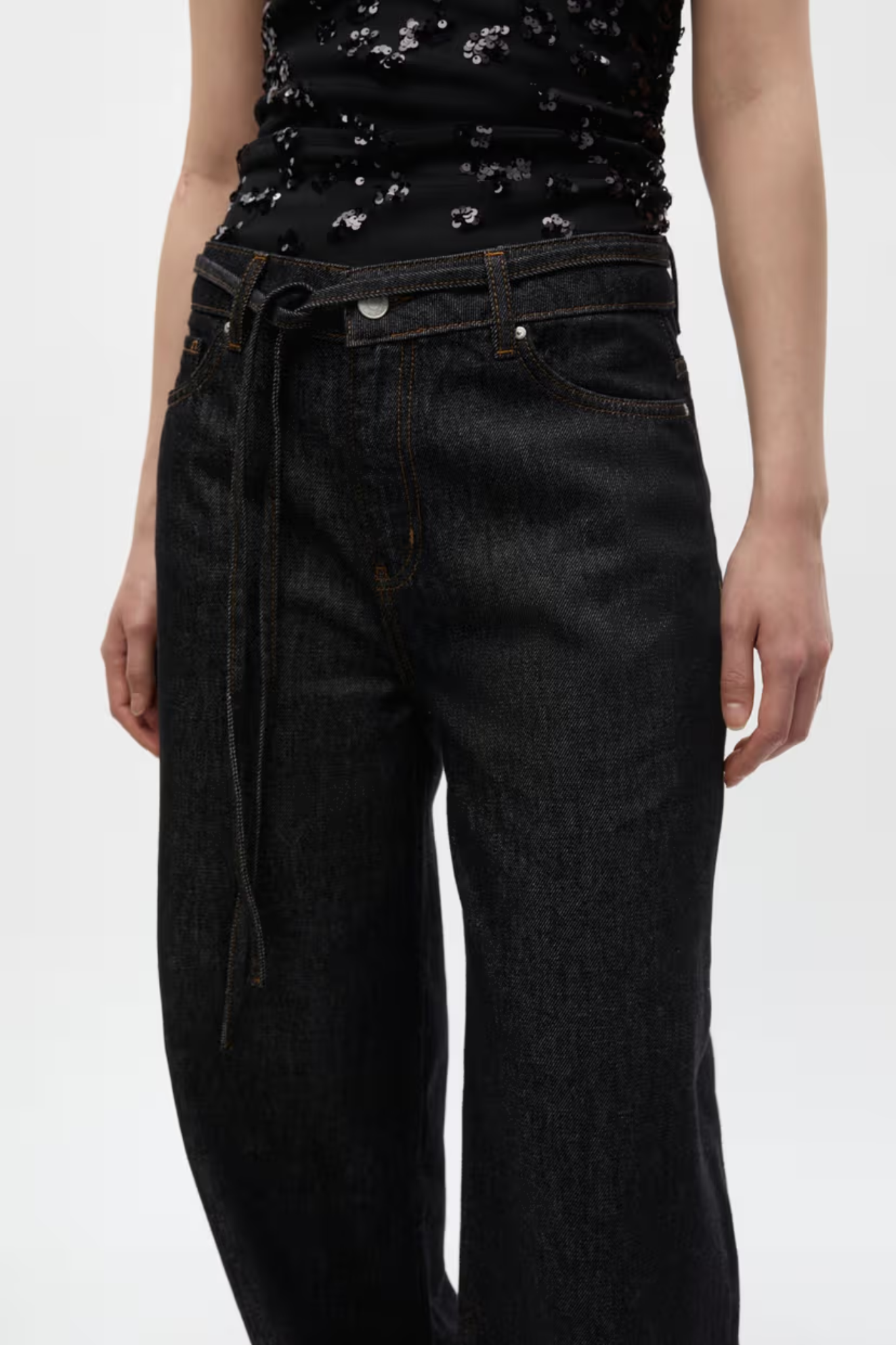 BROOKLYN JEANS - BLACK RINSE
