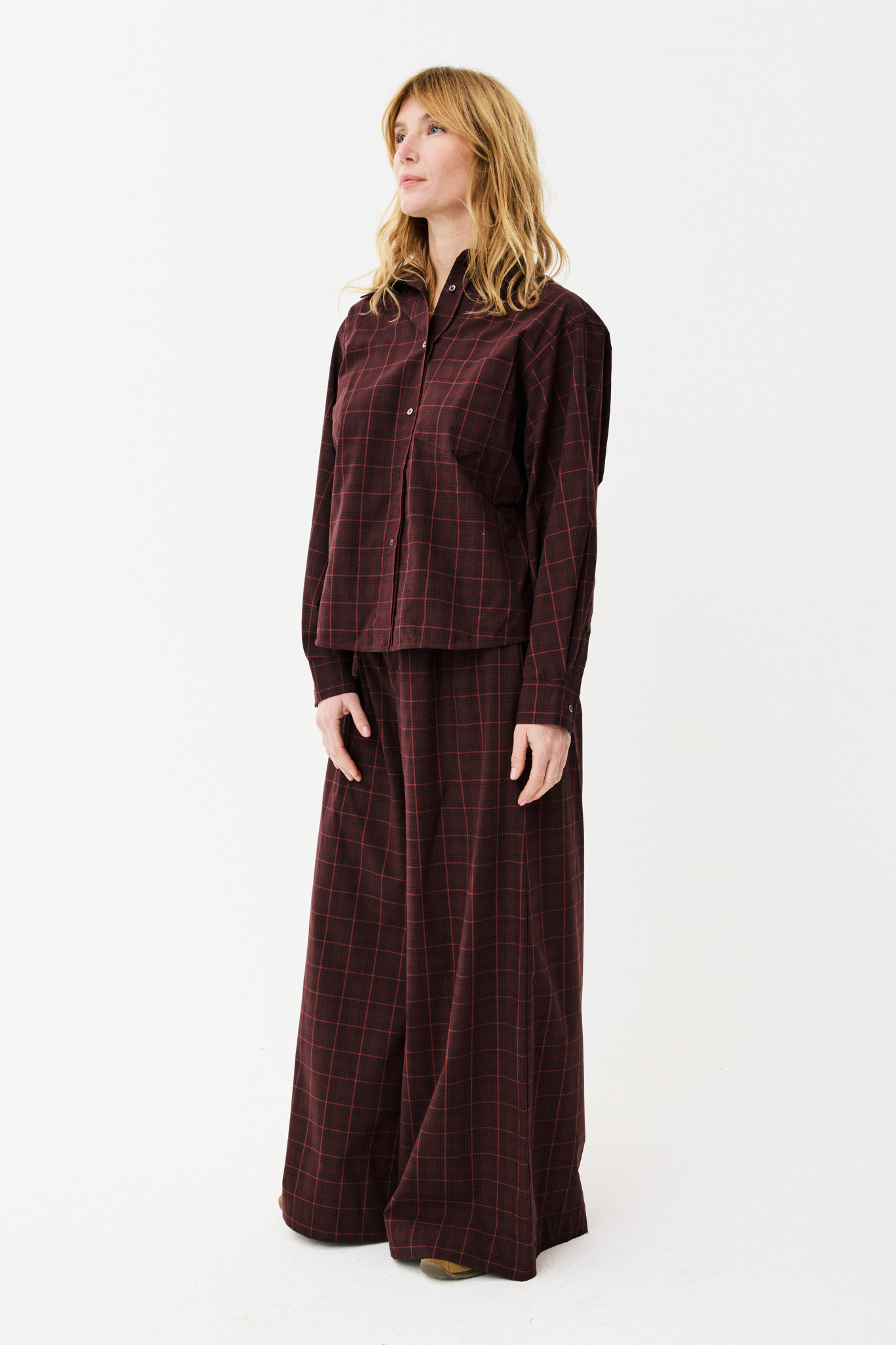 CHAIMAE SHIRT - BORDEAUX