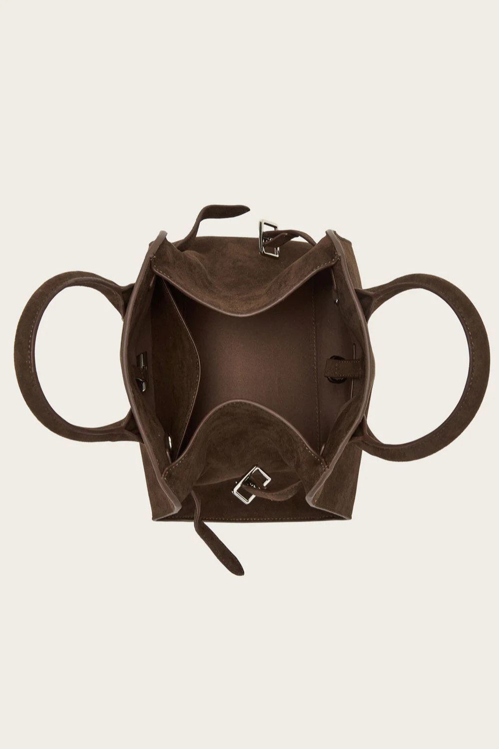 MEMPHIS REAL SUEDE BAG - COFFEE