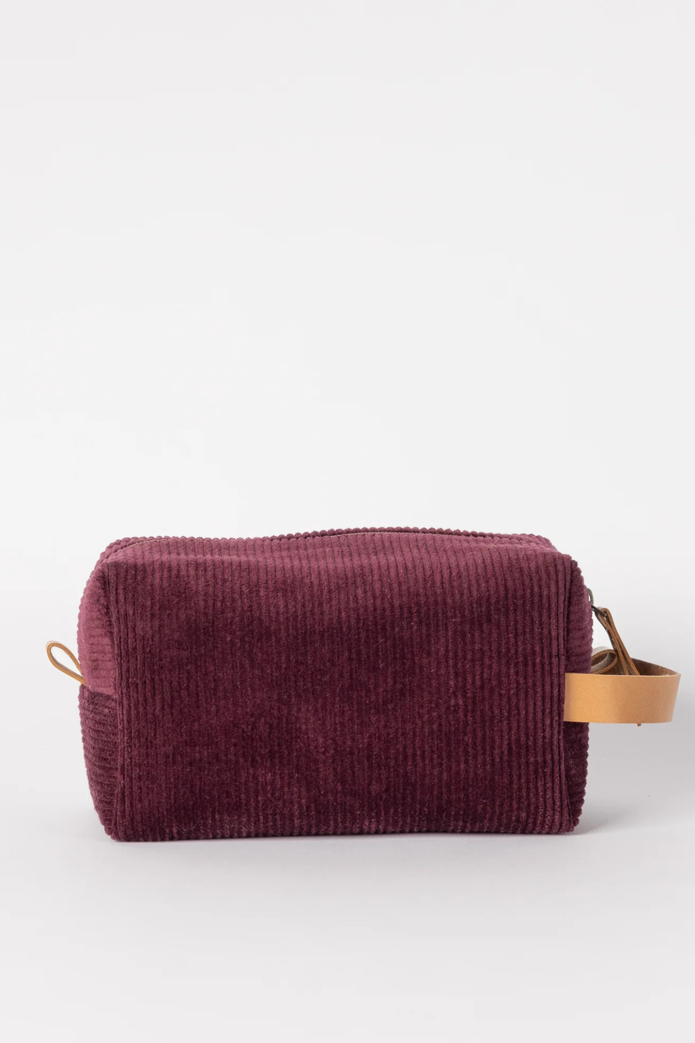 TED TRAVEL CASE LARGE - BURGUNDY CORDUROY / VEGAN UPPEAL