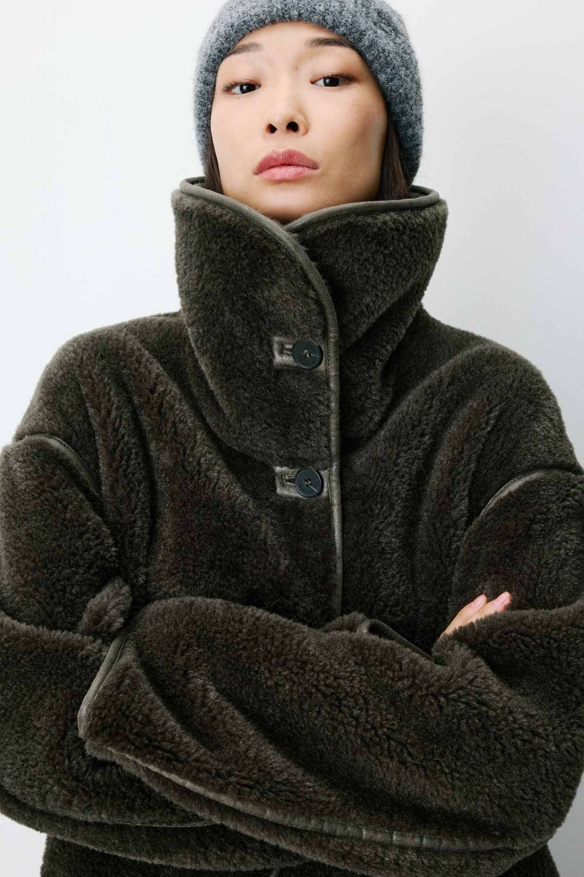 AMELIO COAT - KHAKI