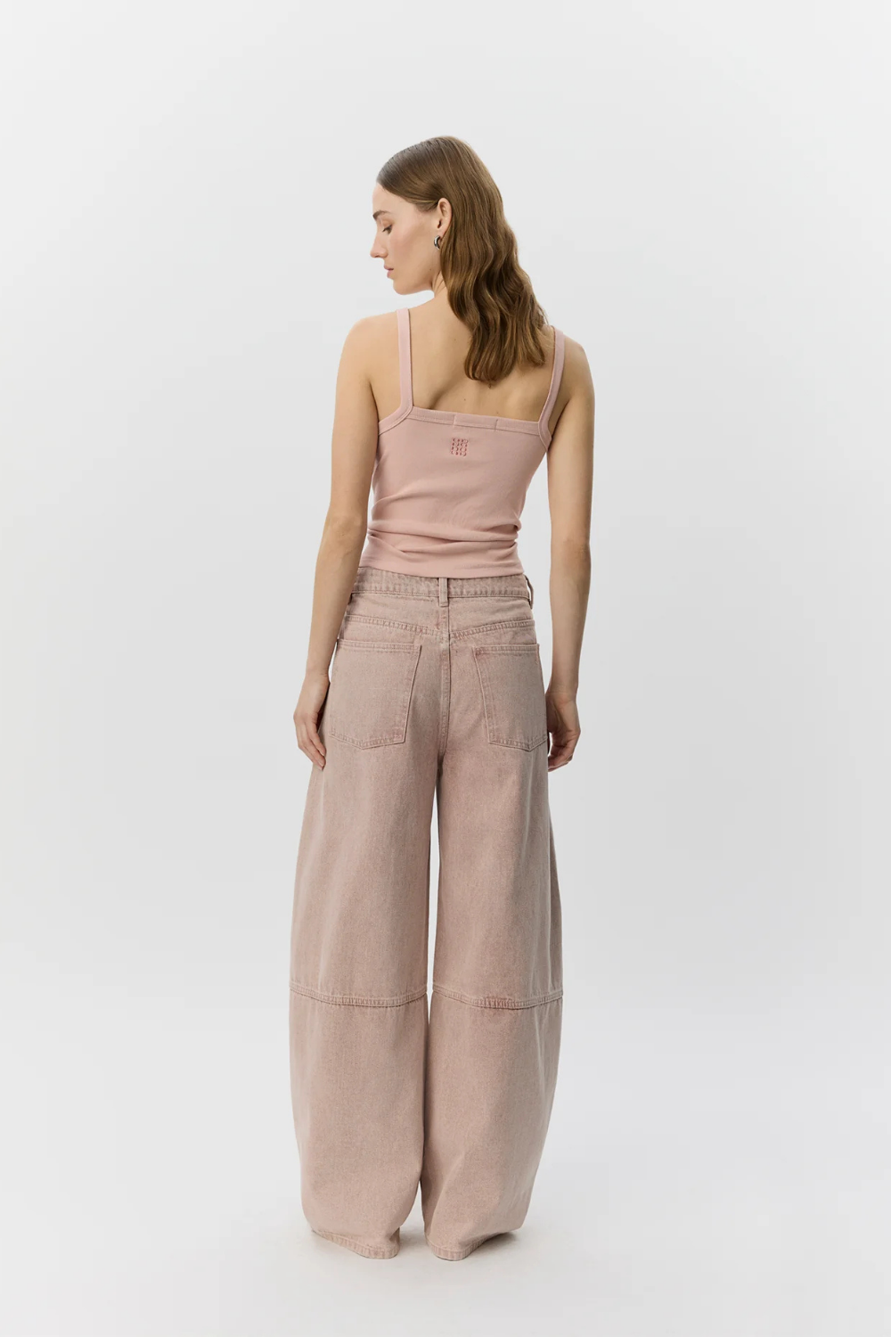 BREE RIB TANK TOP - DUSTY ROSE