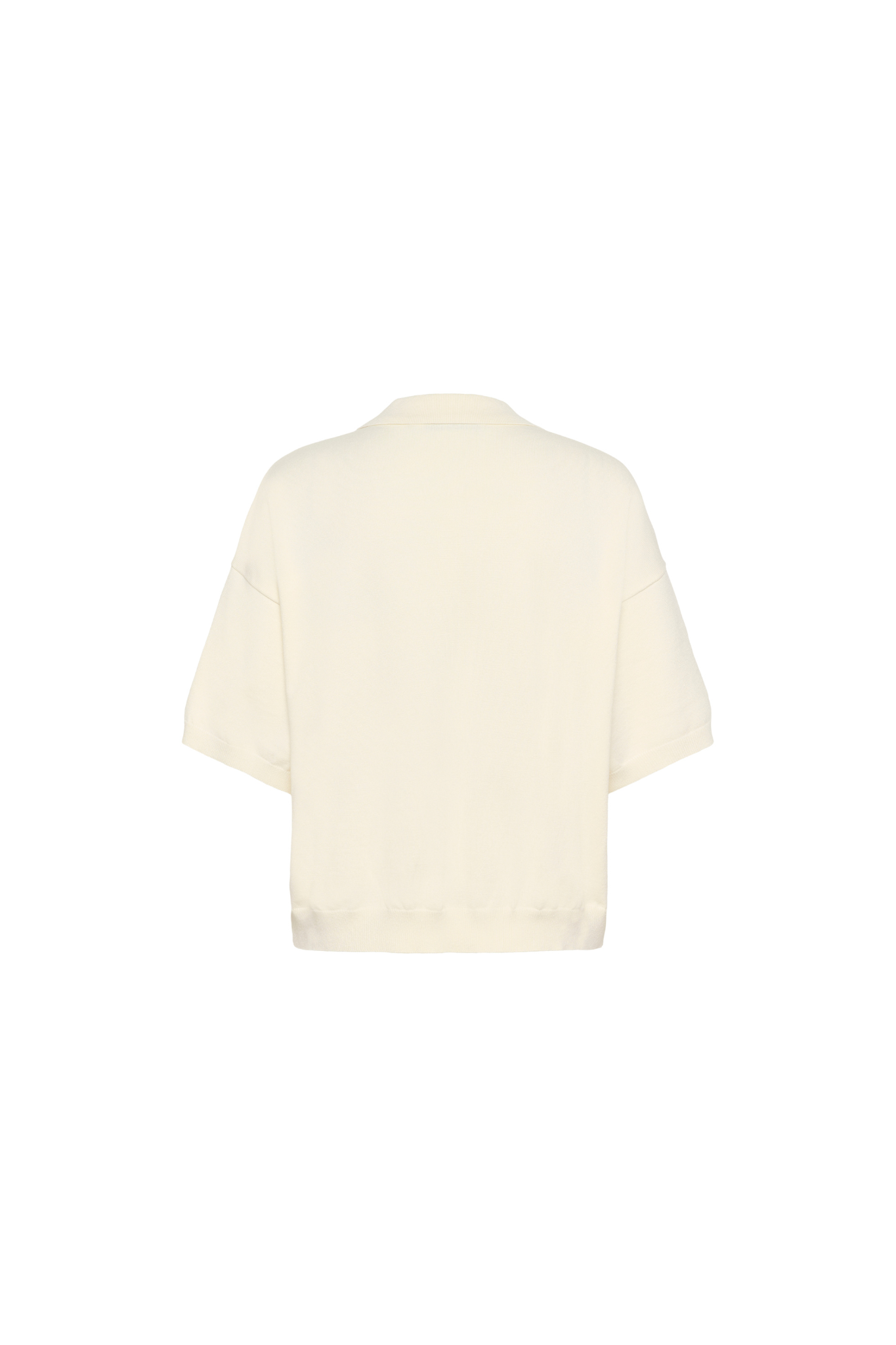 TALLA POLO PULLOVER - EGRET