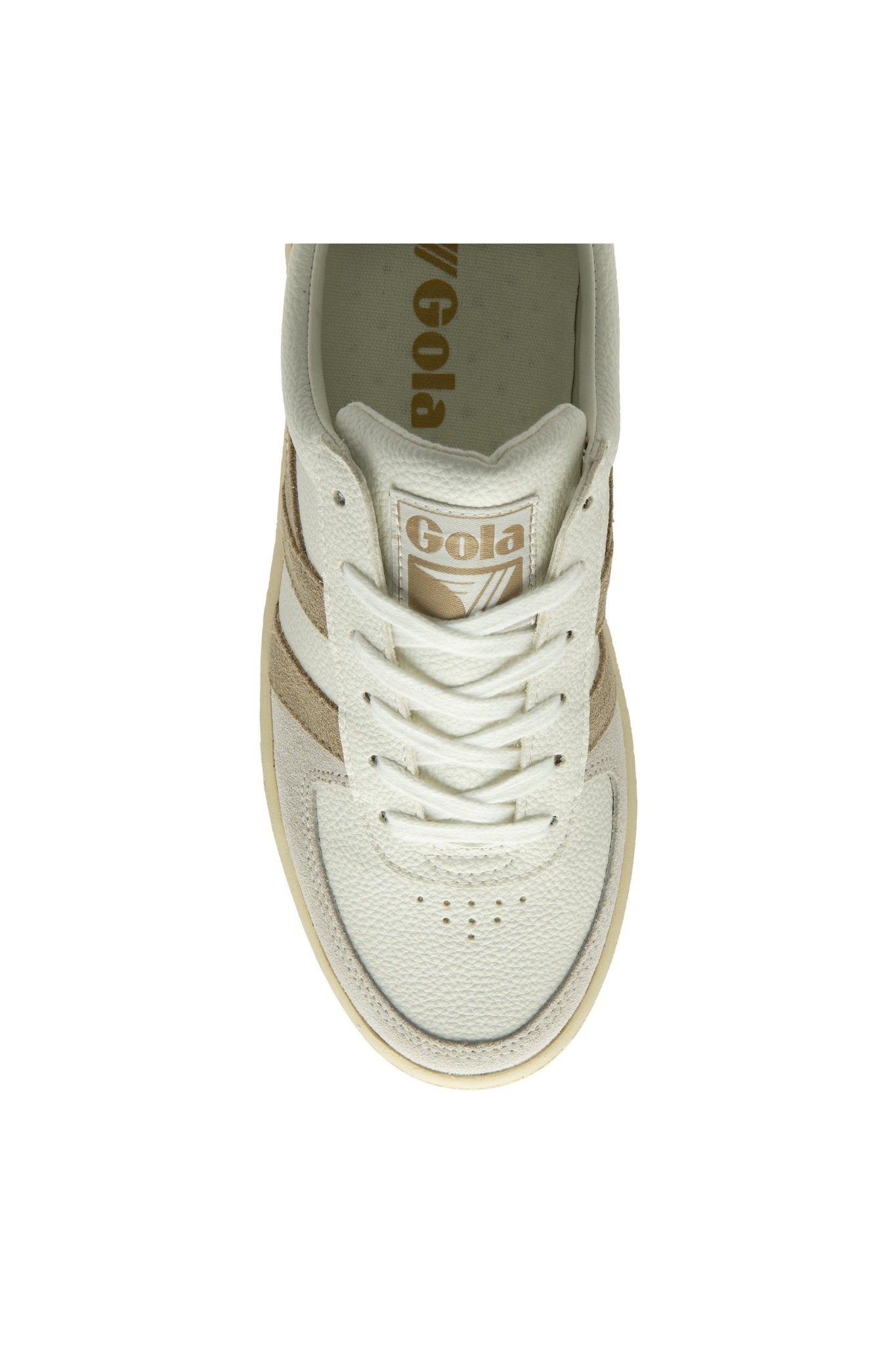 GRANDSLAM TRIDENT SNEAKERS - WHITE/BONE/FLAX