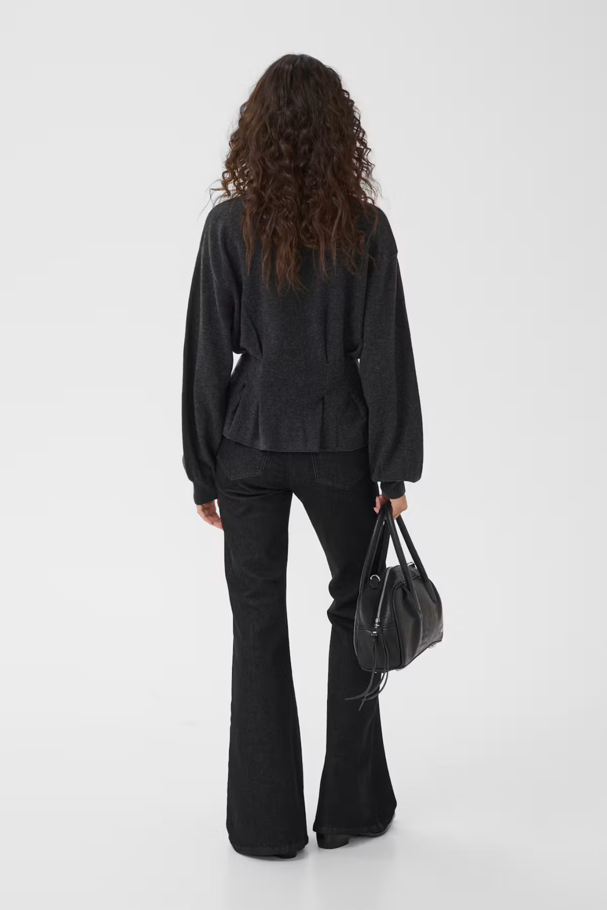 MANZI TAILLE-PULLOVER - DEEP GRAPHITE MELANGE