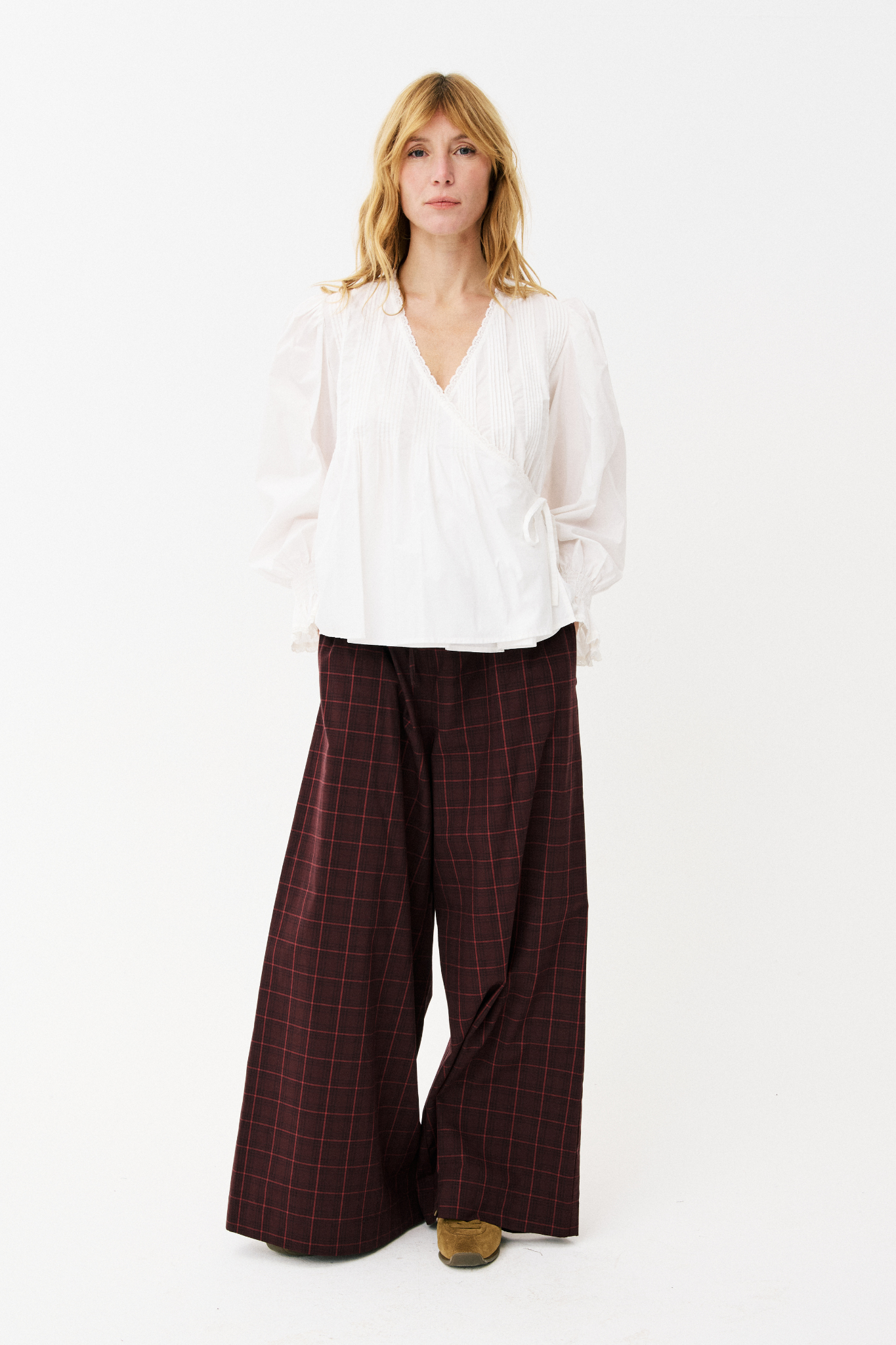 ANISE PANTS - BORDEAUX
