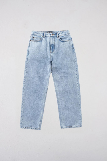 DENIM JEANS STONE WASH - BLUE