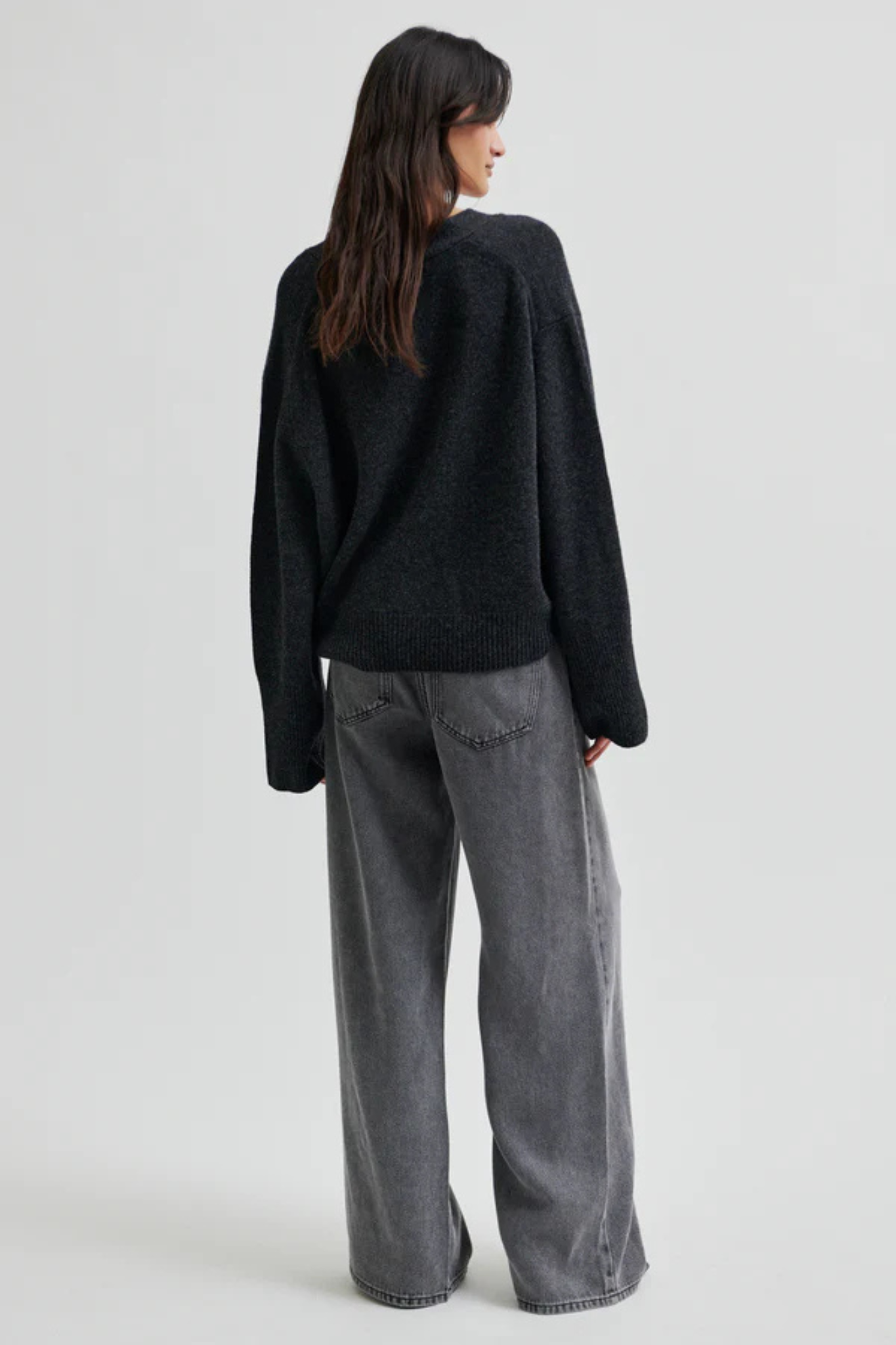 IRVIN DENIM JEANS - DARK GREY