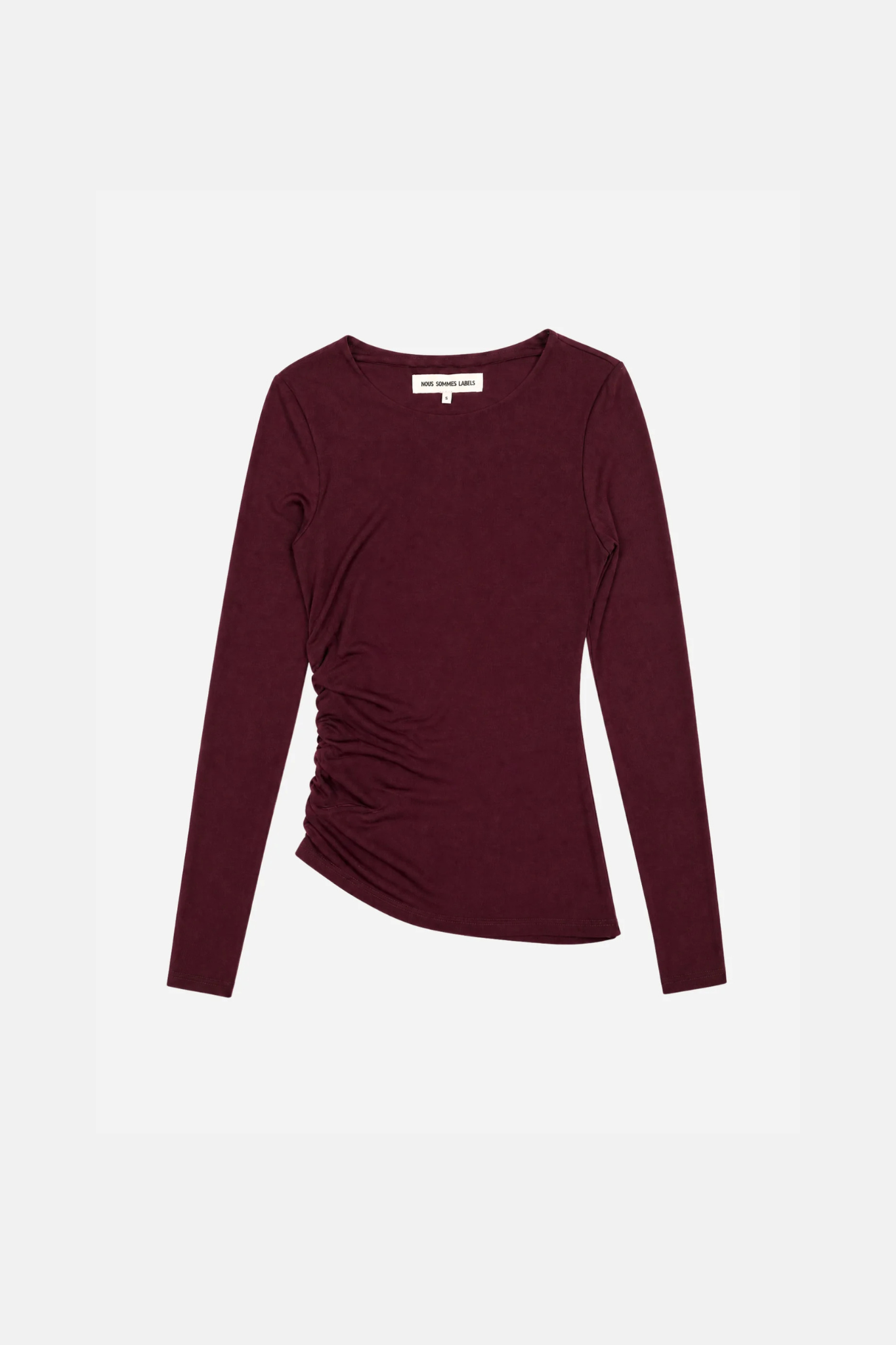 LILA MESH TOP - BORDAUX